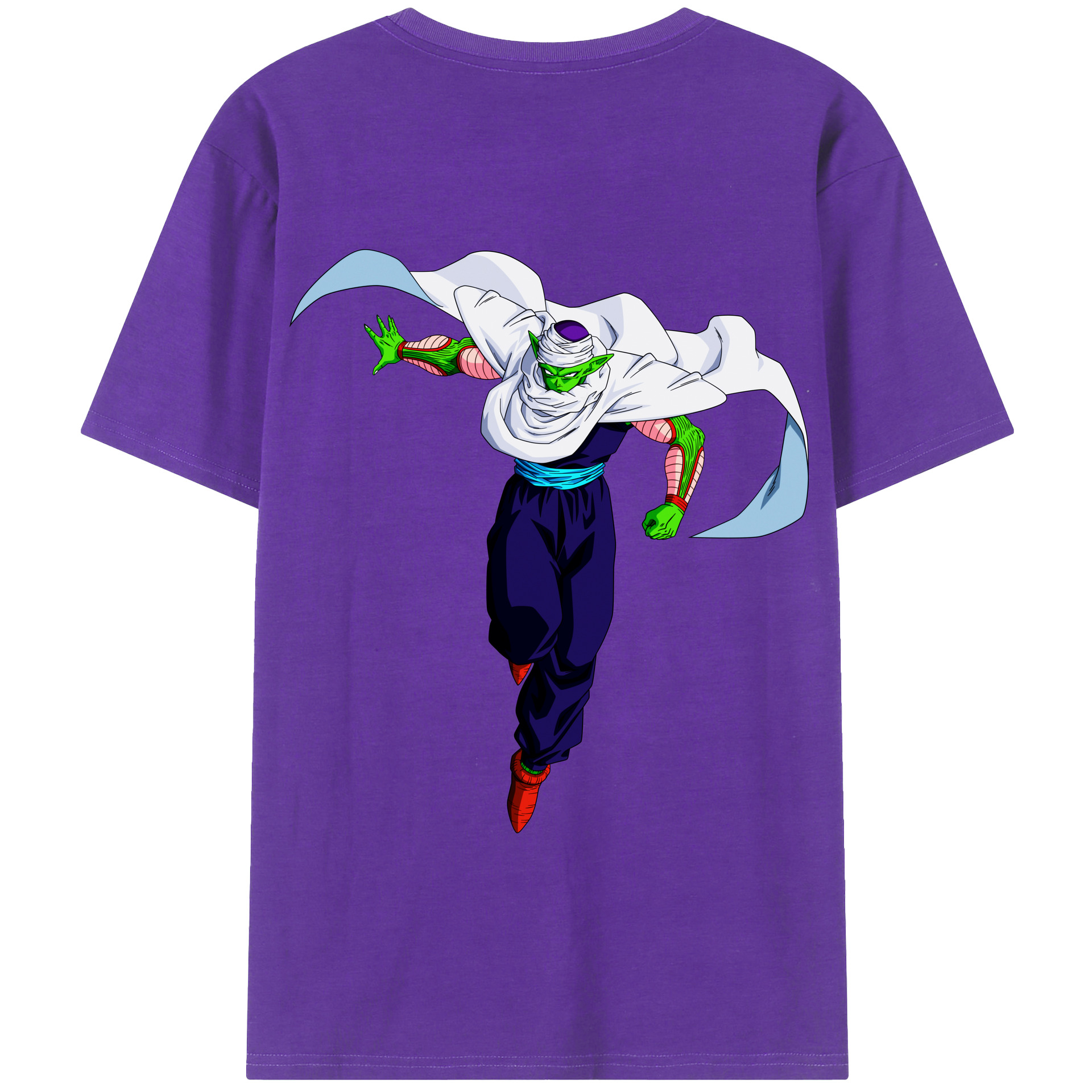 （画像用） ドラゴンボール ピッコロ DRAGON BALL Piccolo 綿100％半袖Tシャツ（背面プリント）