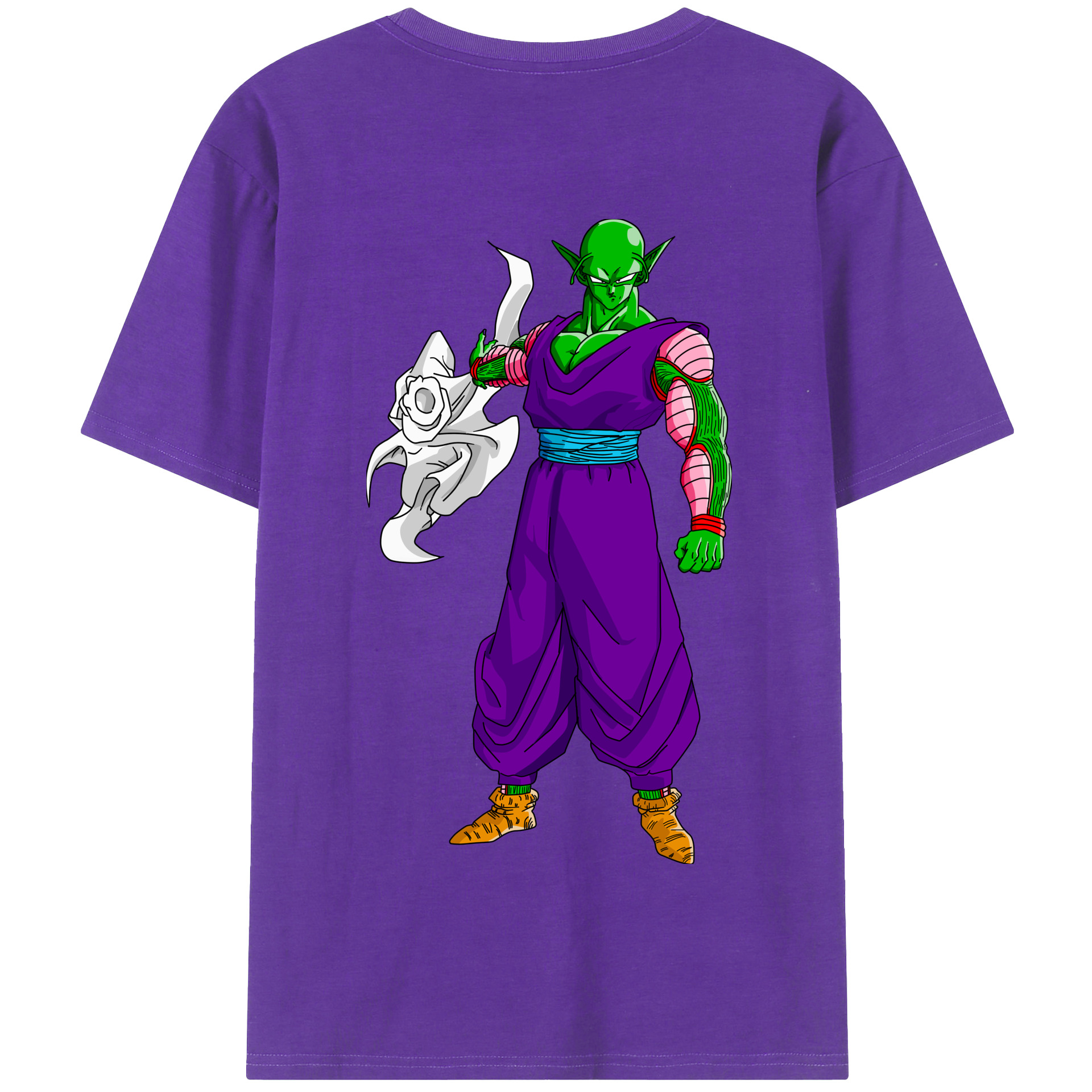 （画像用） ドラゴンボール ピッコロ DRAGON BALL Piccolo 綿100％半袖Tシャツ（背面プリント）