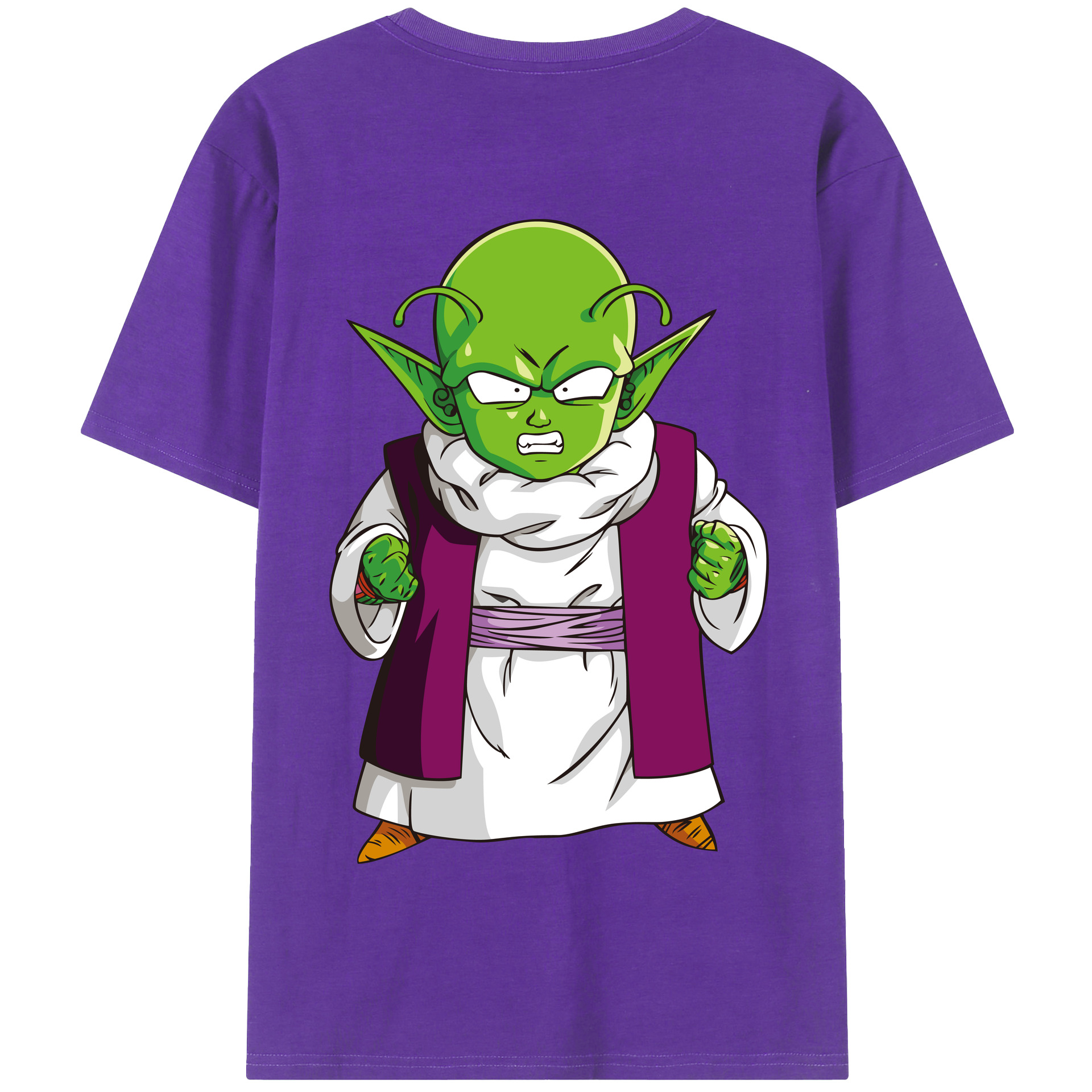 （画像用） ドラゴンボール ピッコロ DRAGON BALL Piccolo 綿100％半袖Tシャツ（背面プリント）