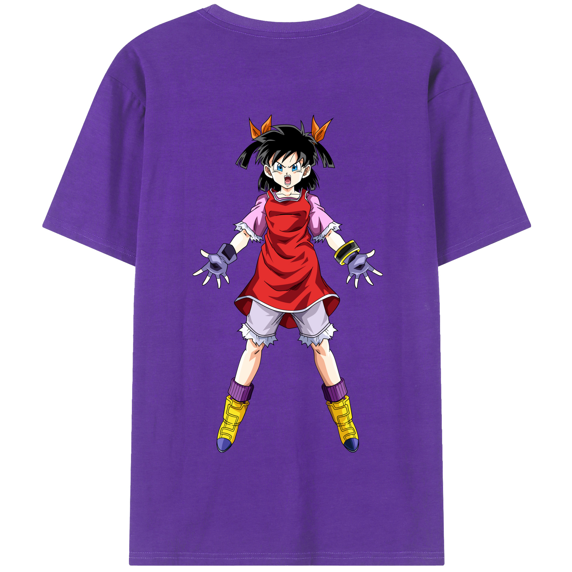 （画像用） ドラゴンボール パン DRAGON BALL Pan 綿100％半袖Tシャツ（背面プリント）