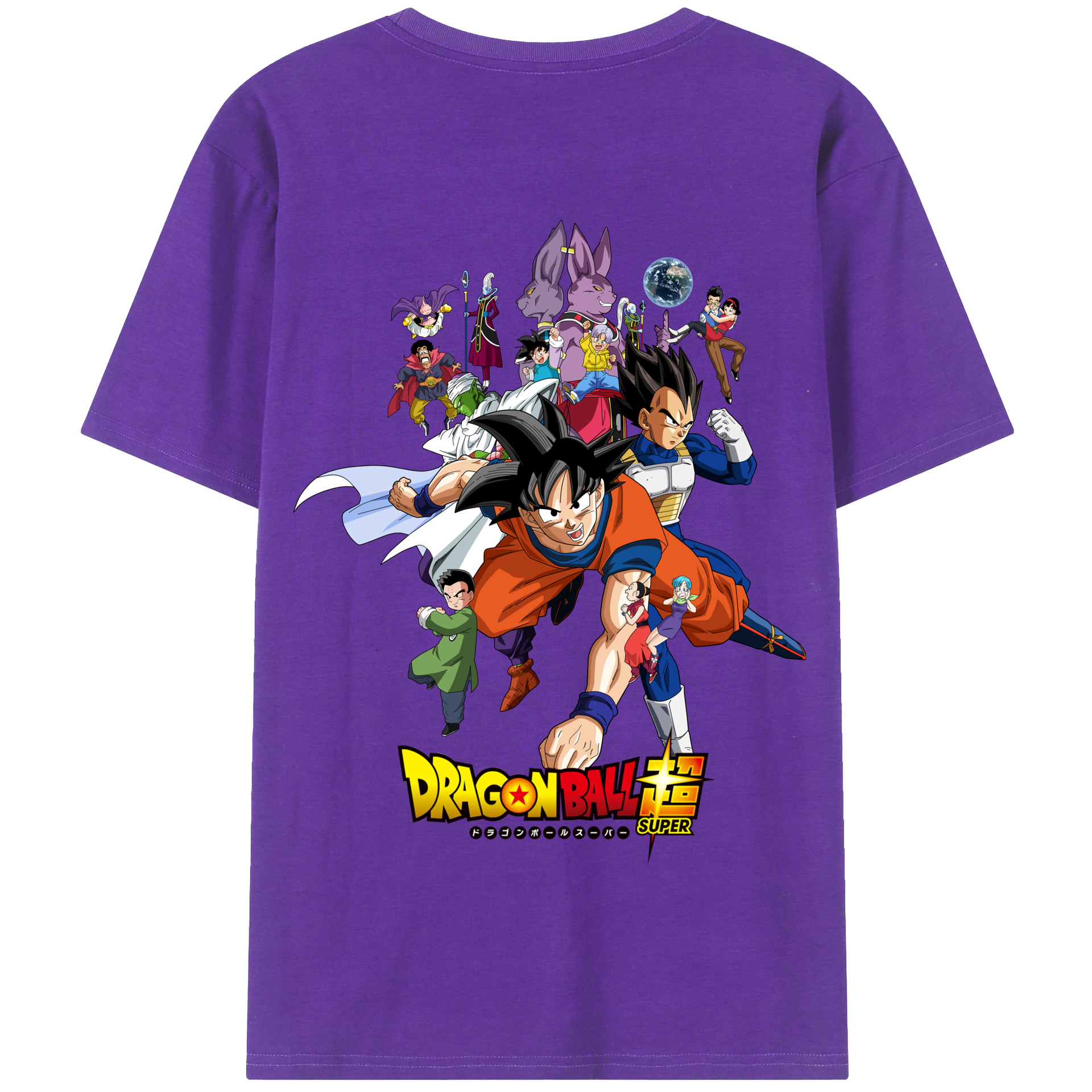 （画像用） ドラゴンボール DRAGON BALL 綿100％半袖Tシャツ（背面プリント）