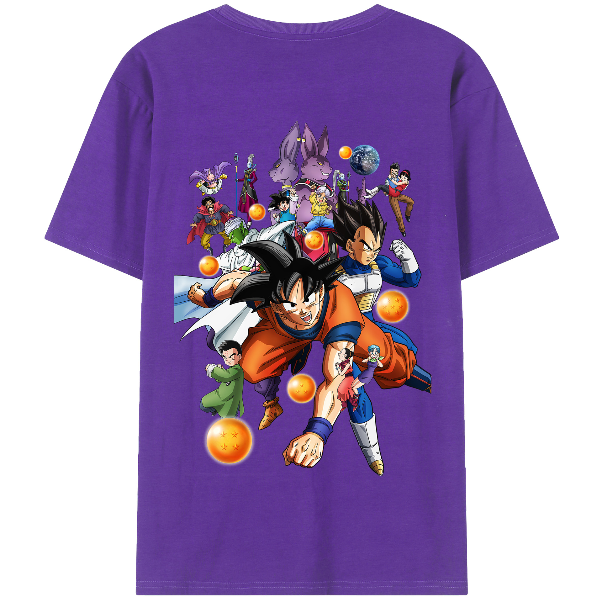 （画像用） ドラゴンボール DRAGON BALL 綿100％半袖Tシャツ（背面プリント）