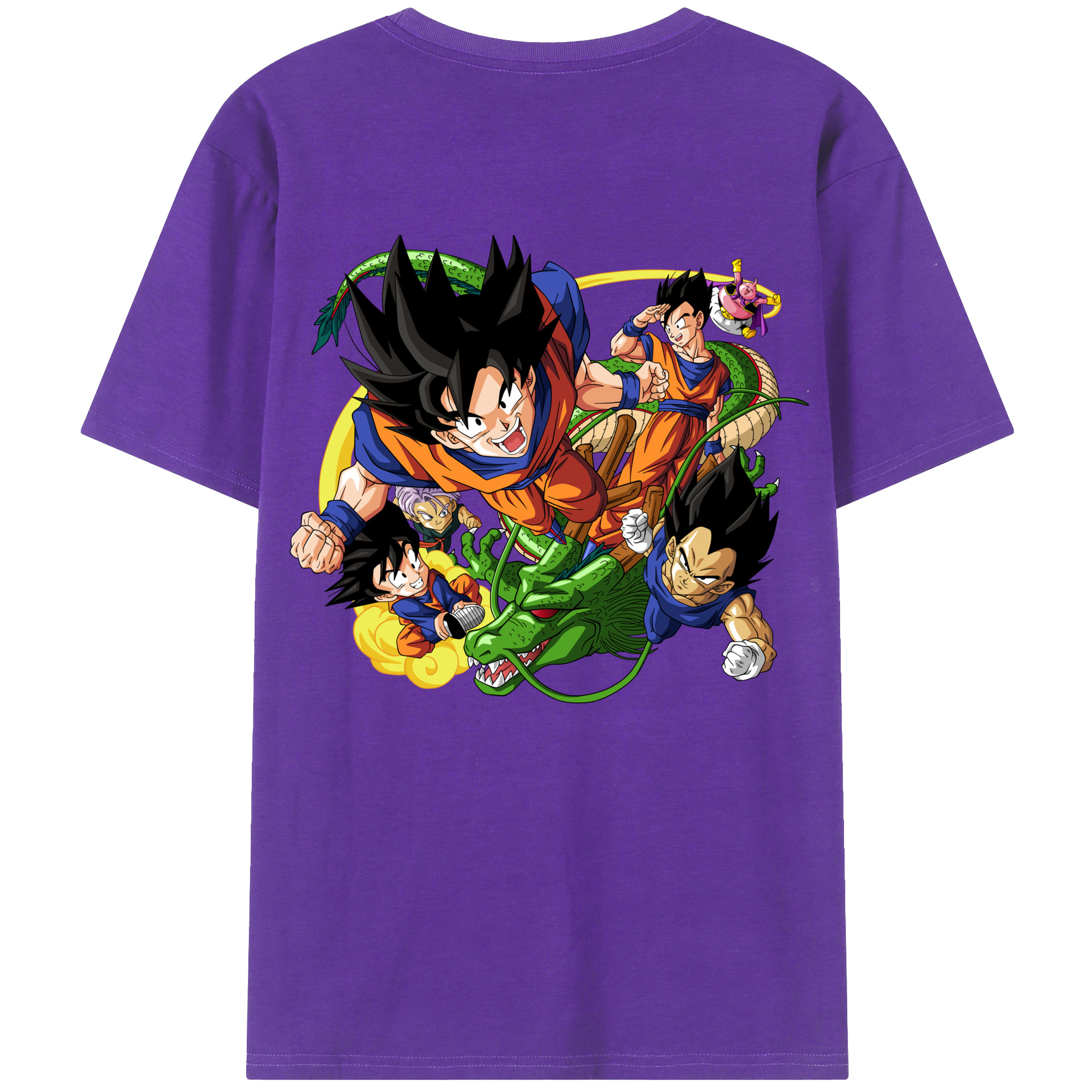 （画像用） ドラゴンボール DRAGON BALL 綿100％半袖Tシャツ（背面プリント）