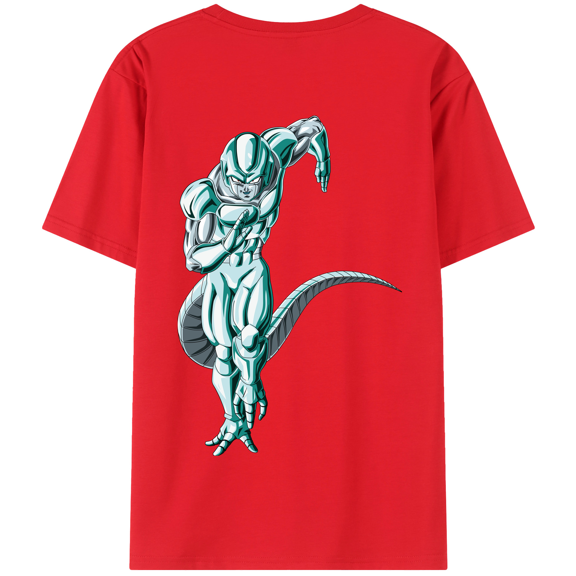（画像用） ドラゴンボール フリーザ DRAGON BALL Frieza 綿100％半袖Tシャツ（背面プリント）