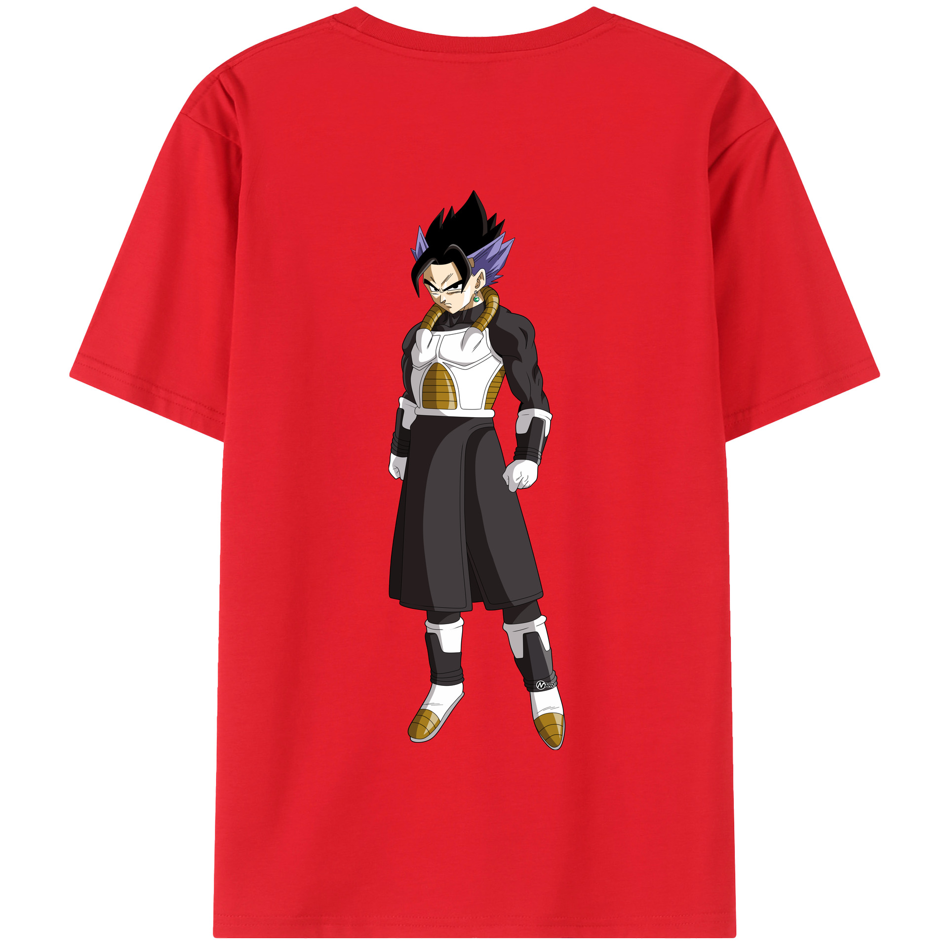 （画像用） ドラゴンボール ベジット DRAGON BALL Vegetto 綿100％半袖Tシャツ（背面プリント）