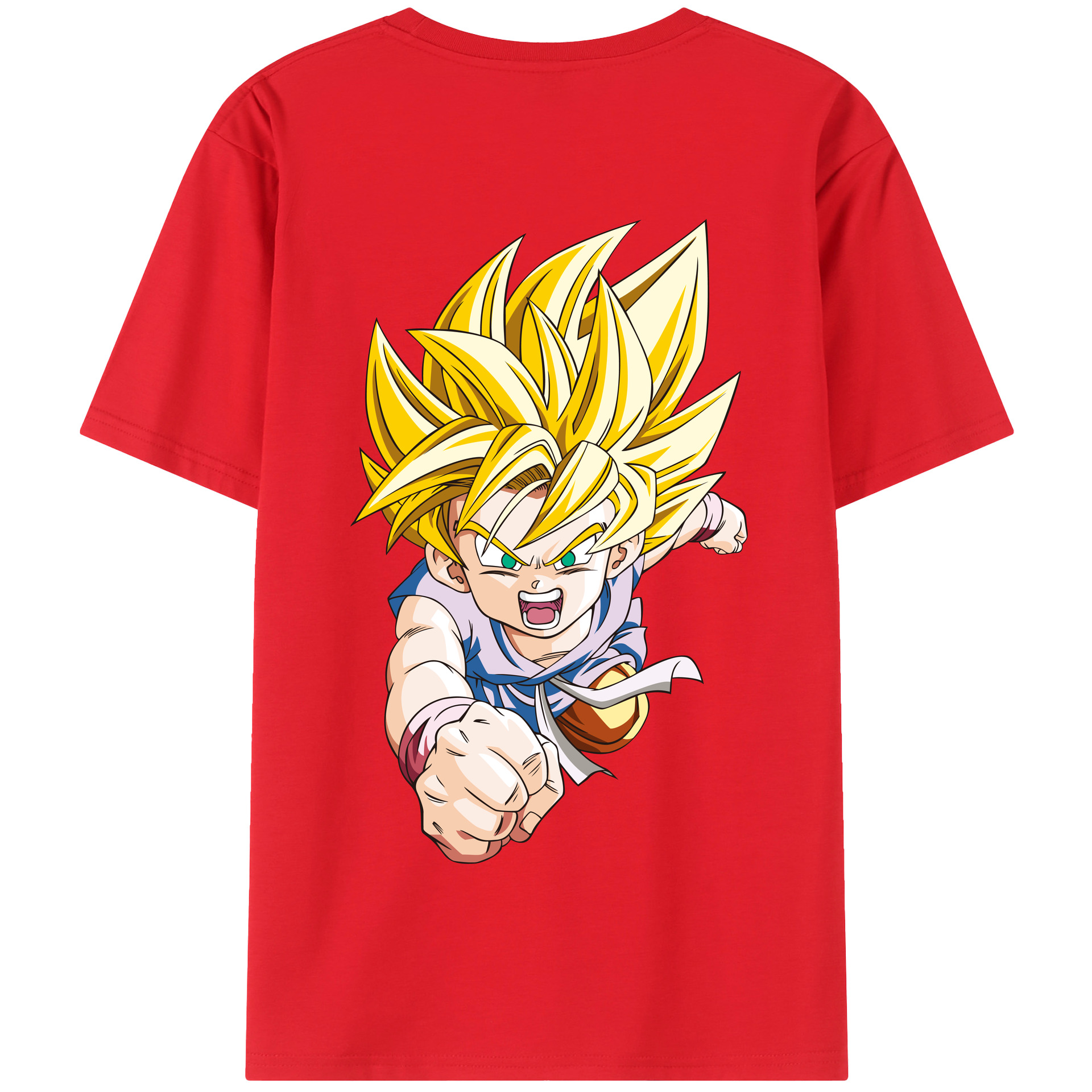 （画像用） ドラゴンボール ベジット DRAGON BALL Vegetto 綿100％半袖Tシャツ（背面プリント）