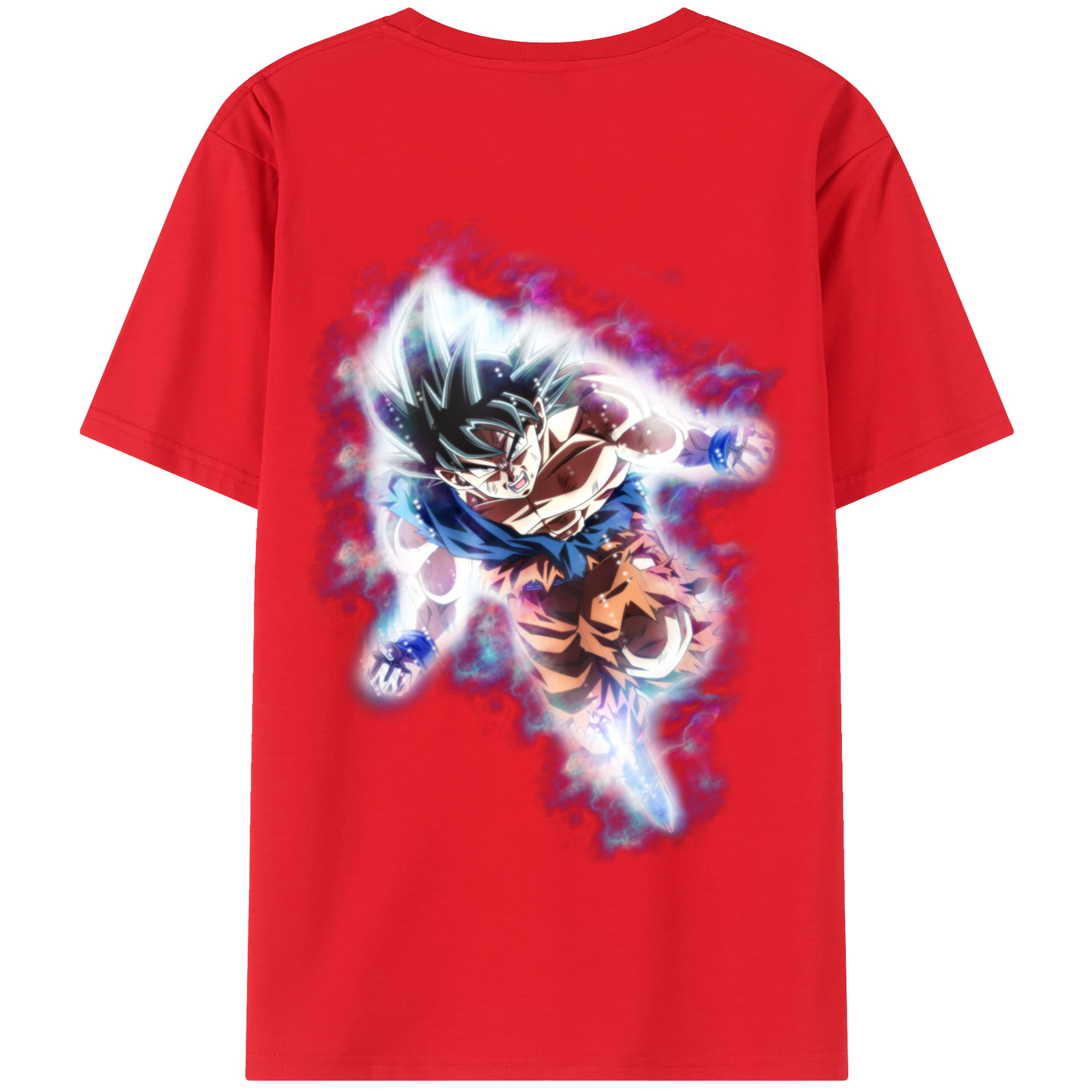 （画像用） ドラゴンボール 孫悟空（そん ごくう）Son Goku カカロット DRAGON BALL Kakarotto 綿100％半袖Tシャツ（背面プリント）