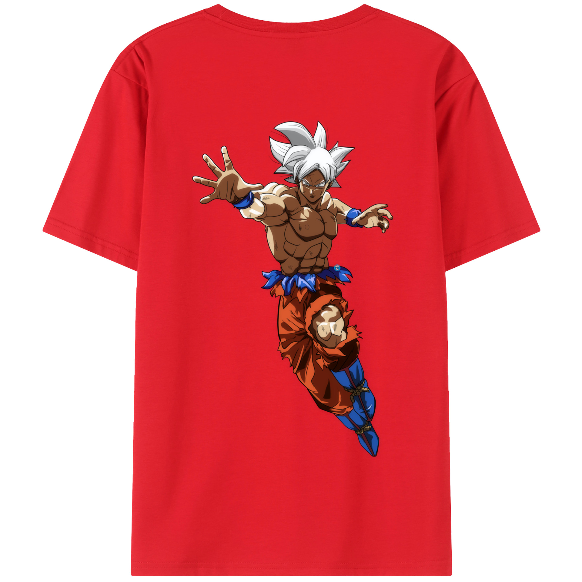 （画像用） ドラゴンボール 孫悟空（そん ごくう）Son Goku カカロット DRAGON BALL Kakarotto 綿100％半袖Tシャツ（背面プリント）