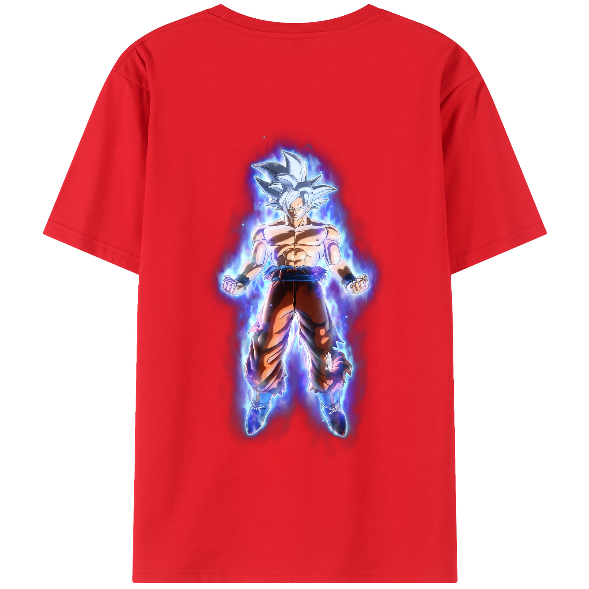 （画像用） ドラゴンボール 孫悟空（そん ごくう）Son Goku カカロット DRAGON BALL Kakarotto 綿100％半袖Tシャツ（背面プリント）