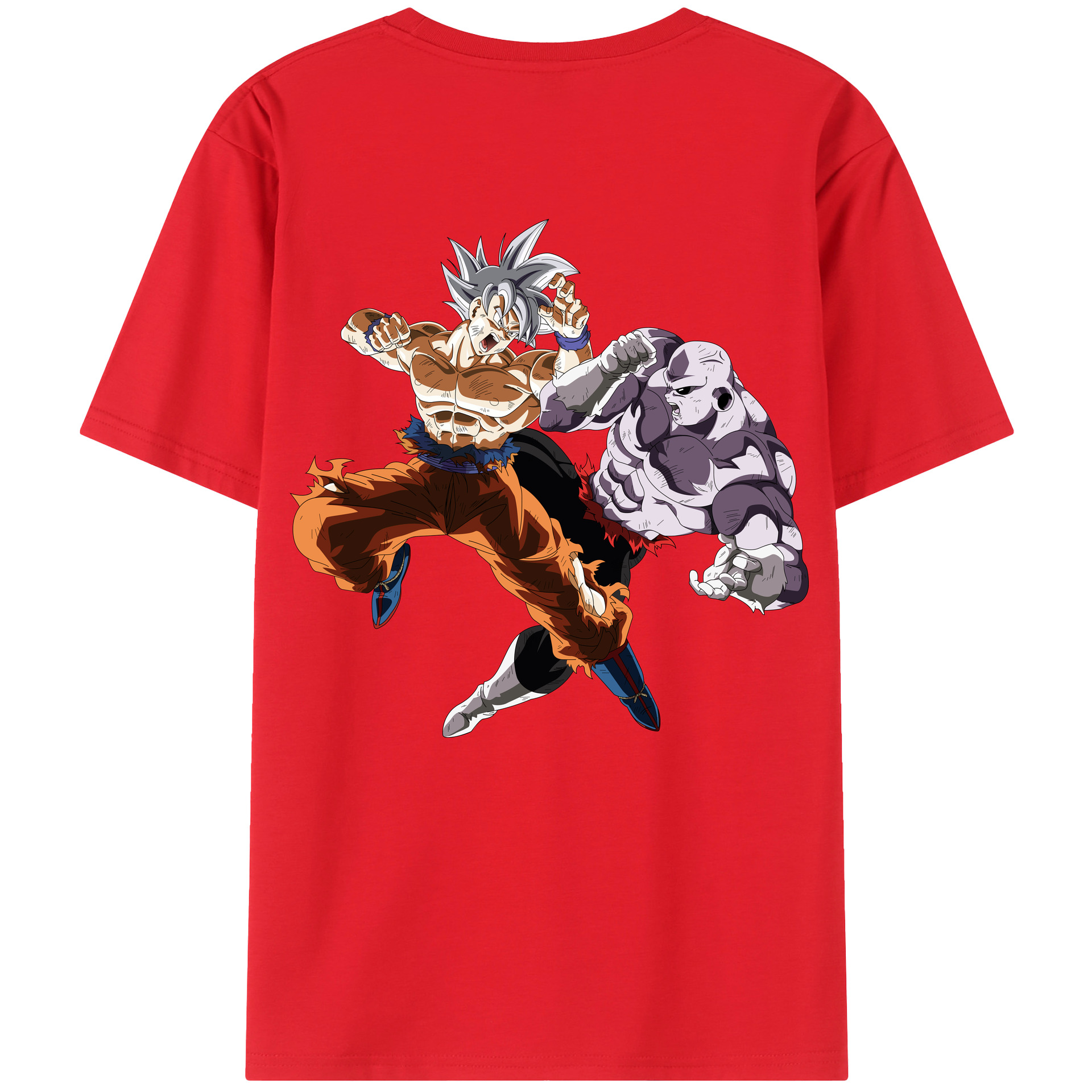 （画像用） ドラゴンボール 孫悟空（そん ごくう）Son Goku カカロット DRAGON BALL Kakarotto 綿100％半袖Tシャツ（背面プリント）