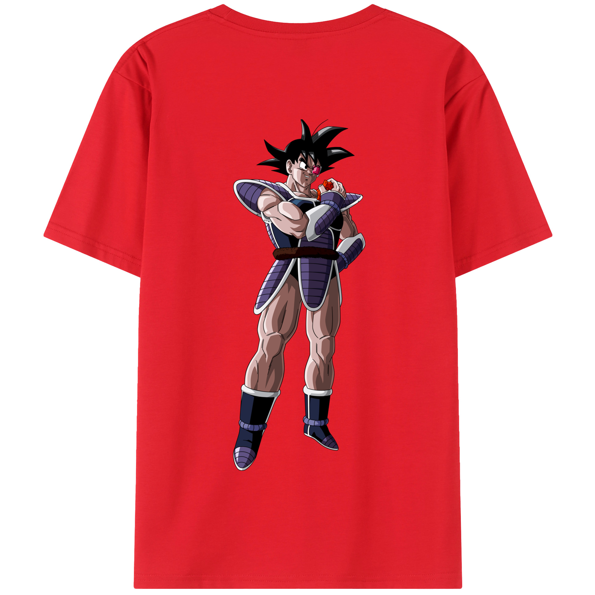 （画像用） ドラゴンボール 孫悟空（そん ごくう）Son Goku カカロット DRAGON BALL Kakarotto 綿100％半袖Tシャツ（背面プリント）
