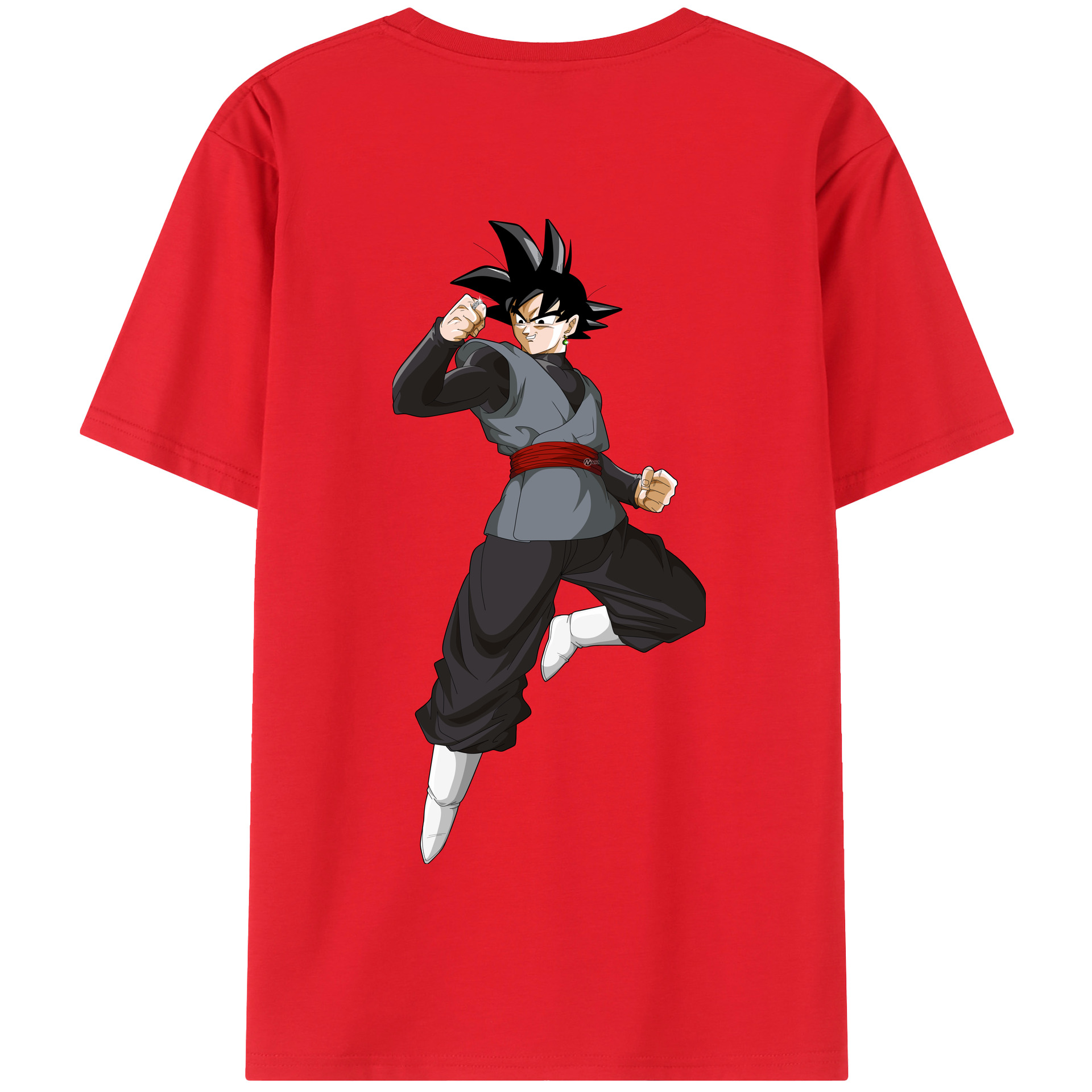 （画像用） ドラゴンボール ベジータ四世（Bejīta Yonsei）DRAGON BALL Vegeta IV 綿100％半袖Tシャツ（背面プリント）