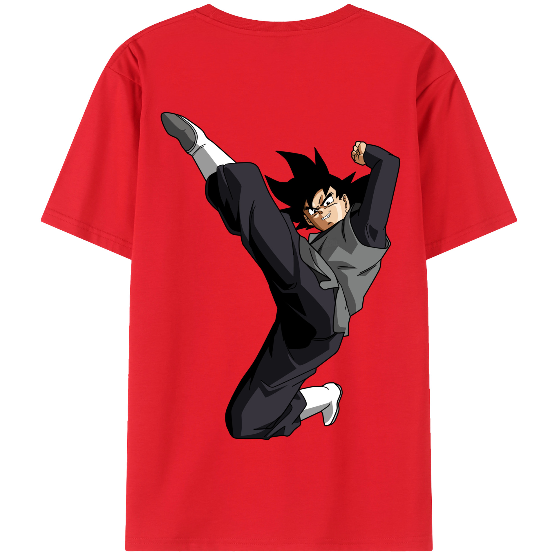 （画像用） ドラゴンボール ベジータ四世（Bejīta Yonsei）DRAGON BALL Vegeta IV 綿100％半袖Tシャツ（背面プリント）
