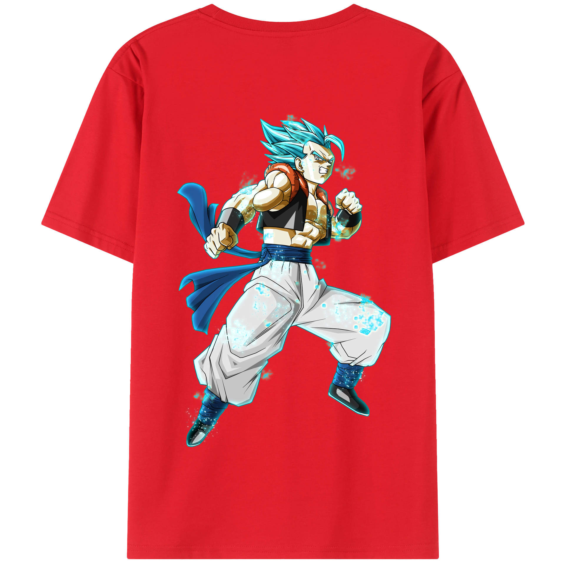（画像用） ドラゴンボール ベジータ四世（Bejīta Yonsei）DRAGON BALL Vegeta IV 綿100％半袖Tシャツ（背面プリント）