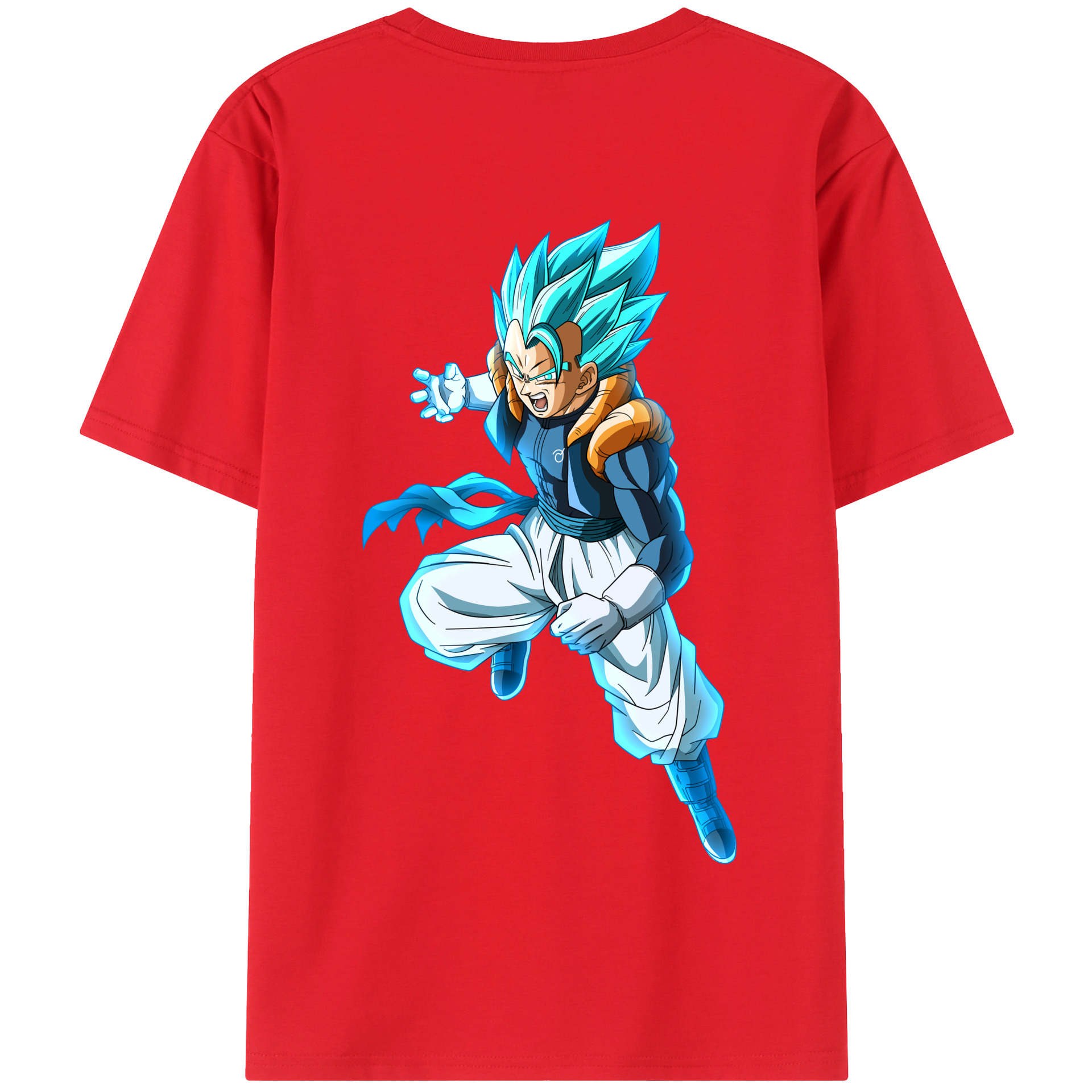 （画像用） ドラゴンボール ベジータ四世（Bejīta Yonsei）DRAGON BALL Vegeta IV 綿100％半袖Tシャツ（背面プリント）