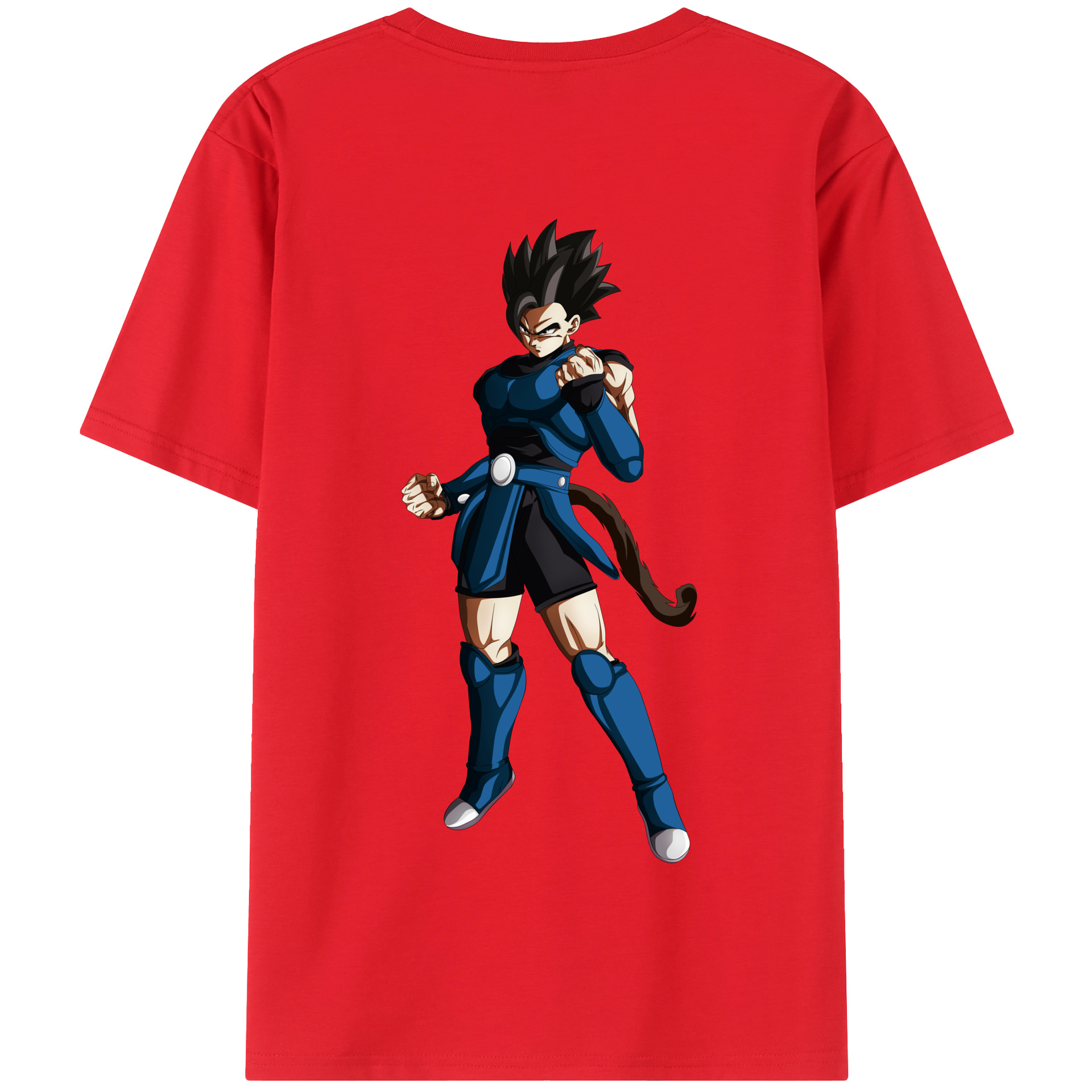 （画像用） ドラゴンボール 孫 悟飯（そんごはん）DRAGON BALL Son Gohan 綿100％半袖Tシャツ（背面プリント）