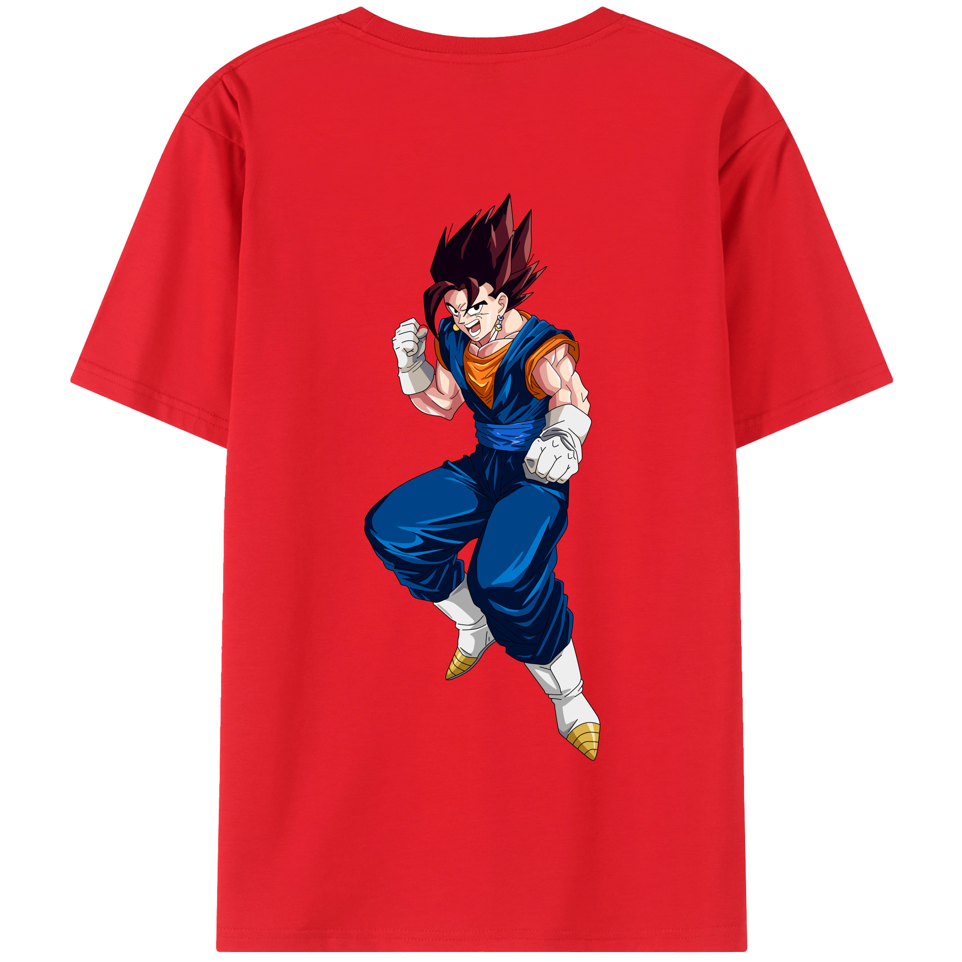 （画像用） ドラゴンボール 孫 悟飯（そんごはん）DRAGON BALL Son Gohan 綿100％半袖Tシャツ（背面プリント）