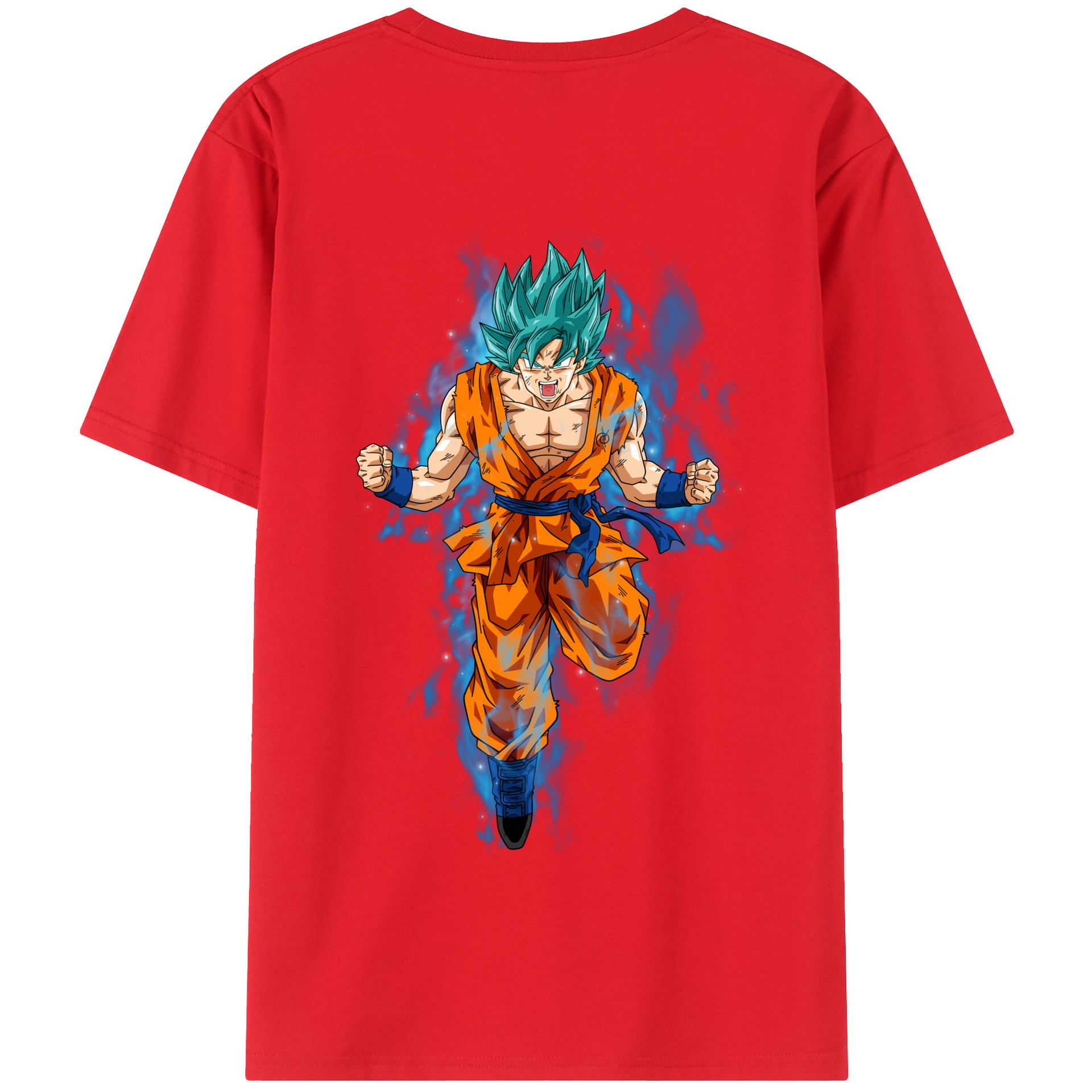 （画像用） ドラゴンボール 孫 悟飯（そんごはん）DRAGON BALL Son Gohan 綿100％半袖Tシャツ（背面プリント）