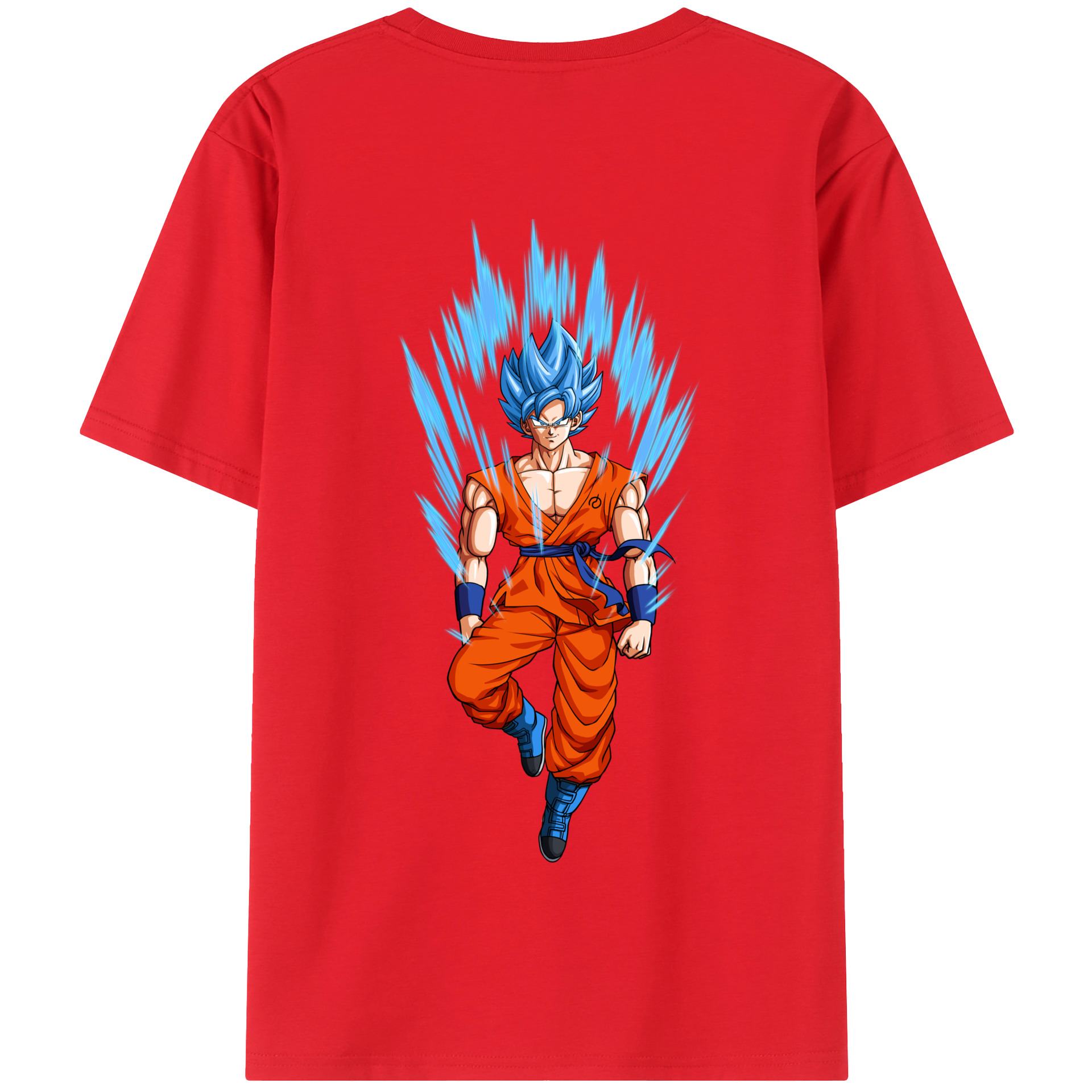 （画像用） ドラゴンボール 孫 悟飯（そんごはん）DRAGON BALL Son Gohan 綿100％半袖Tシャツ（背面プリント）