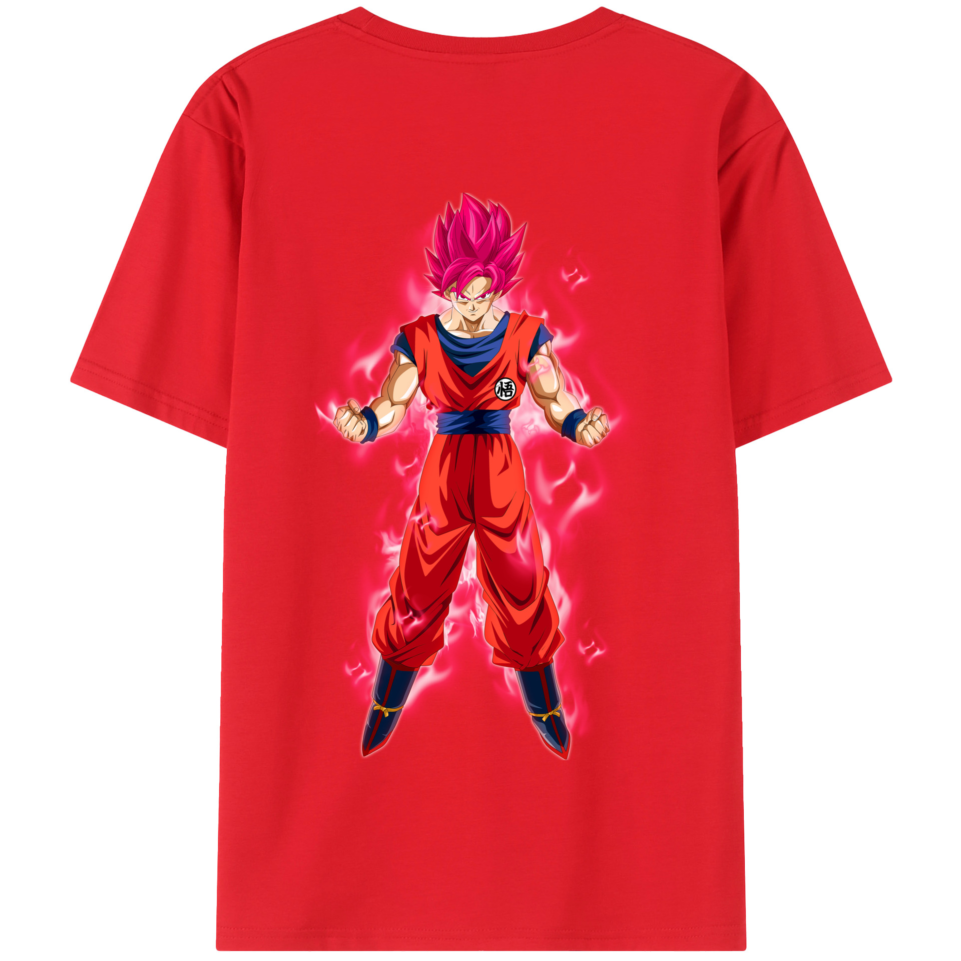 （画像用） ドラゴンボール 孫 悟飯（そんごはん）DRAGON BALL Son Gohan 綿100％半袖Tシャツ（背面プリント）