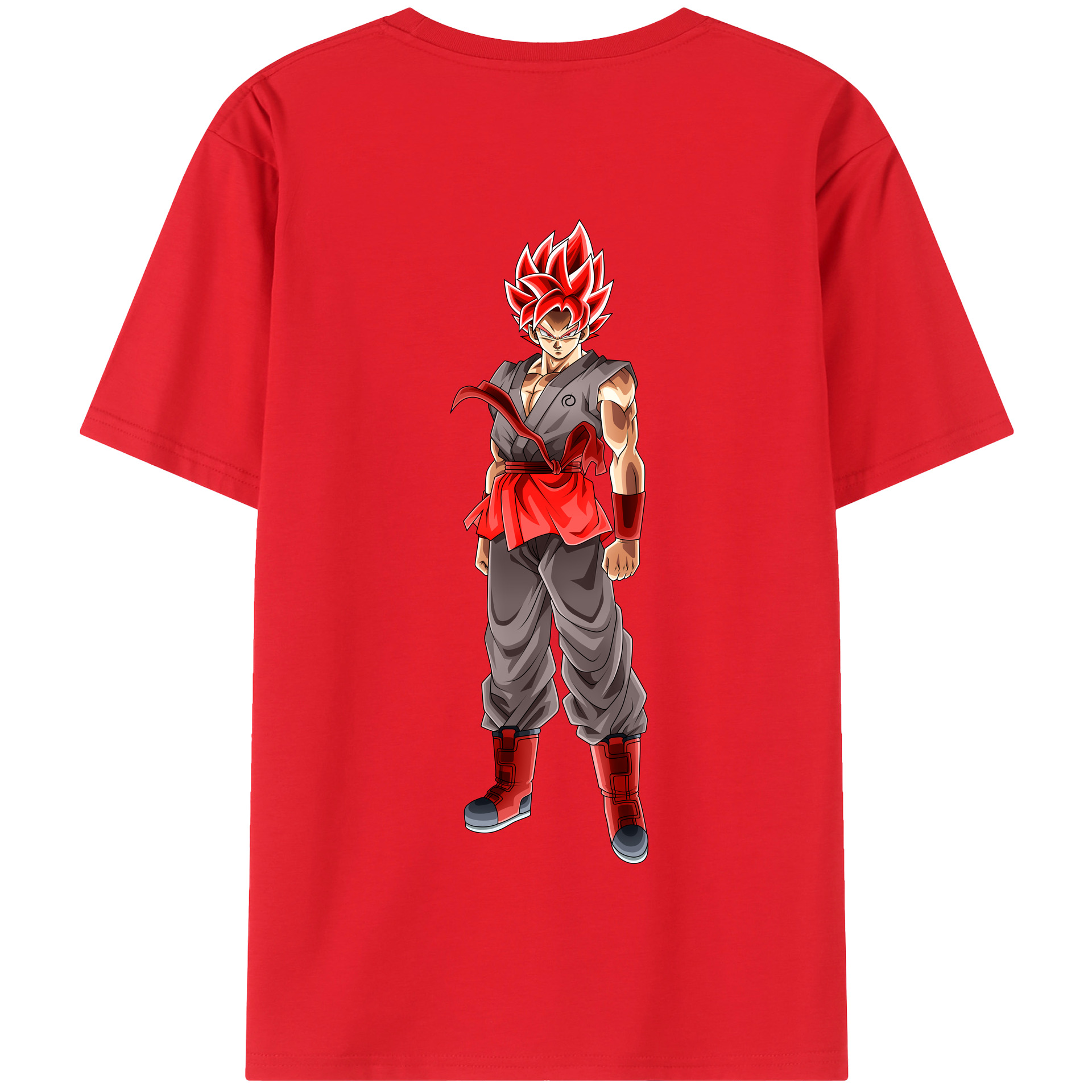 （画像用） ドラゴンボール 孫 悟飯（そんごはん）DRAGON BALL Son Gohan 綿100％半袖Tシャツ（背面プリント）