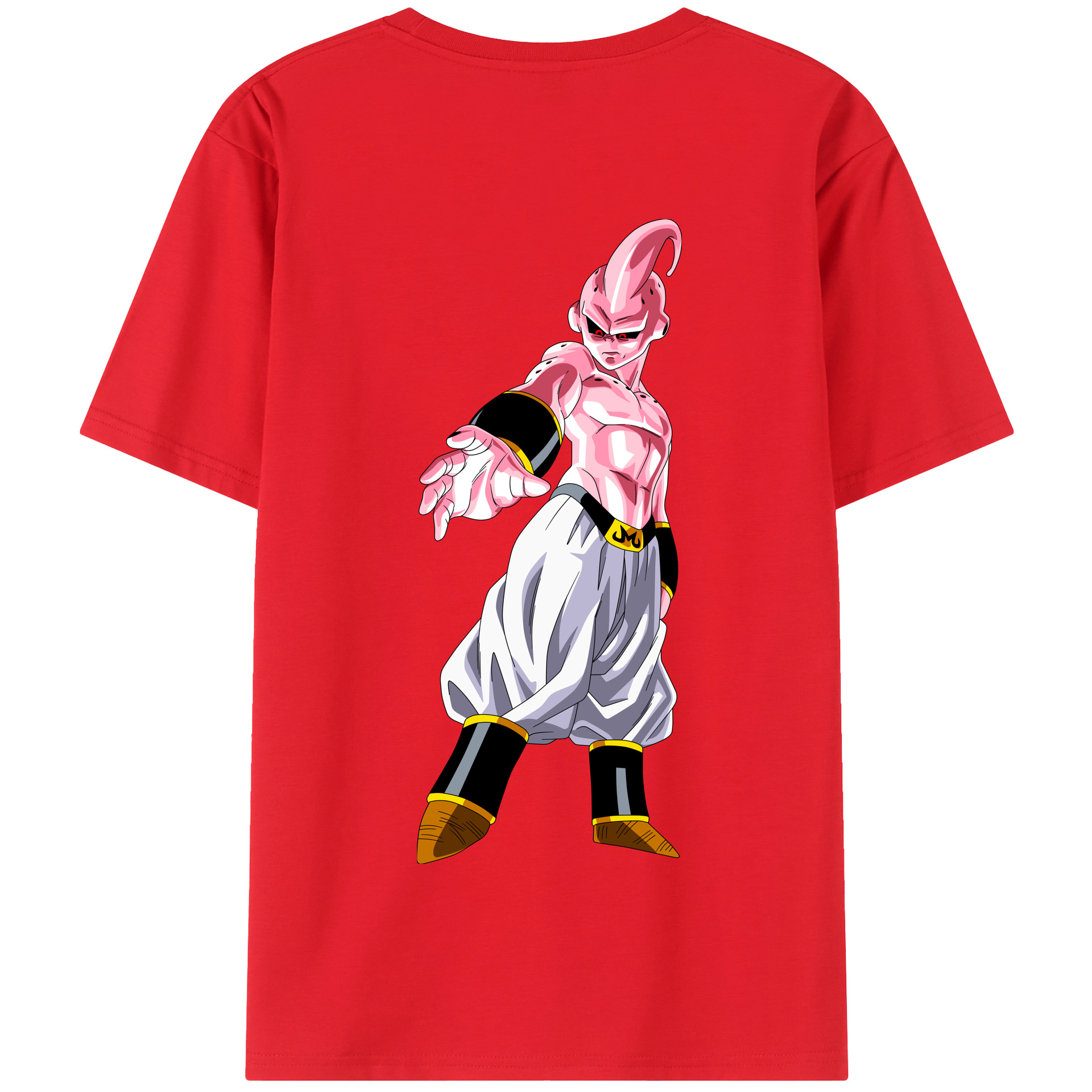 （画像用） ドラゴンボール 魔人ブウ DRAGON BALL Majin Buu 綿100％半袖Tシャツ（背面プリント）