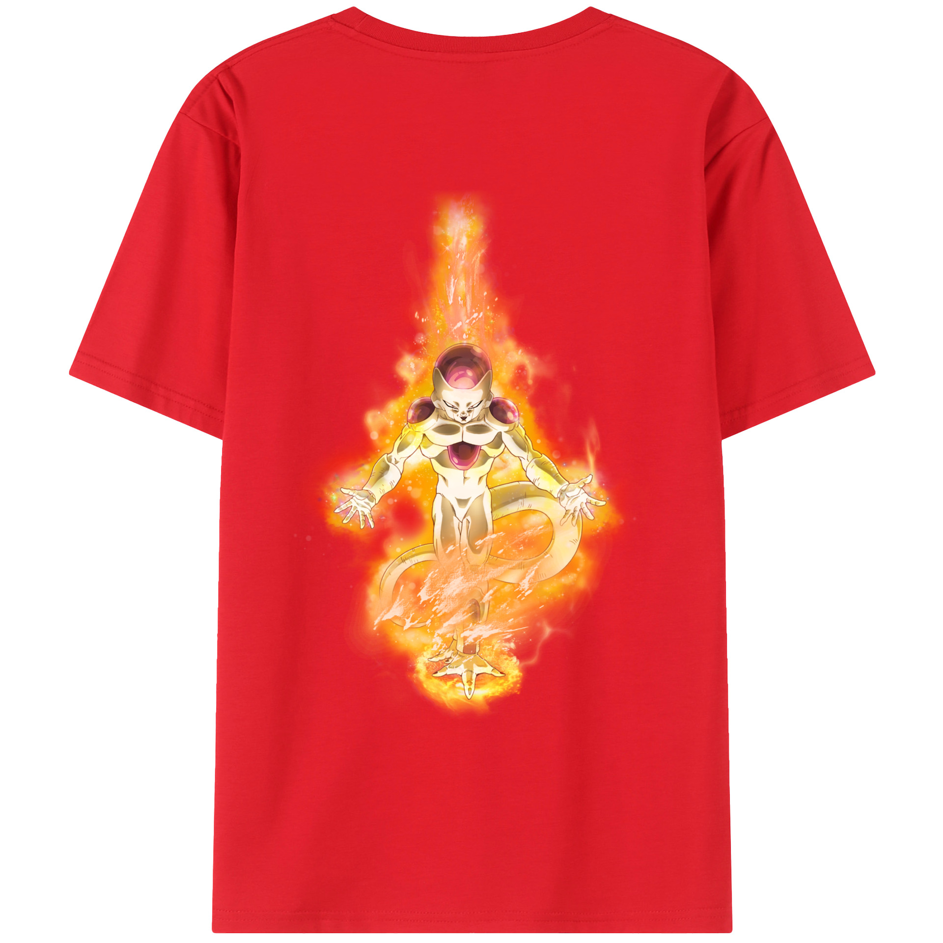（画像用） ドラゴンボール フリーザ DRAGON BALL Frieza 綿100％半袖Tシャツ（背面プリント）