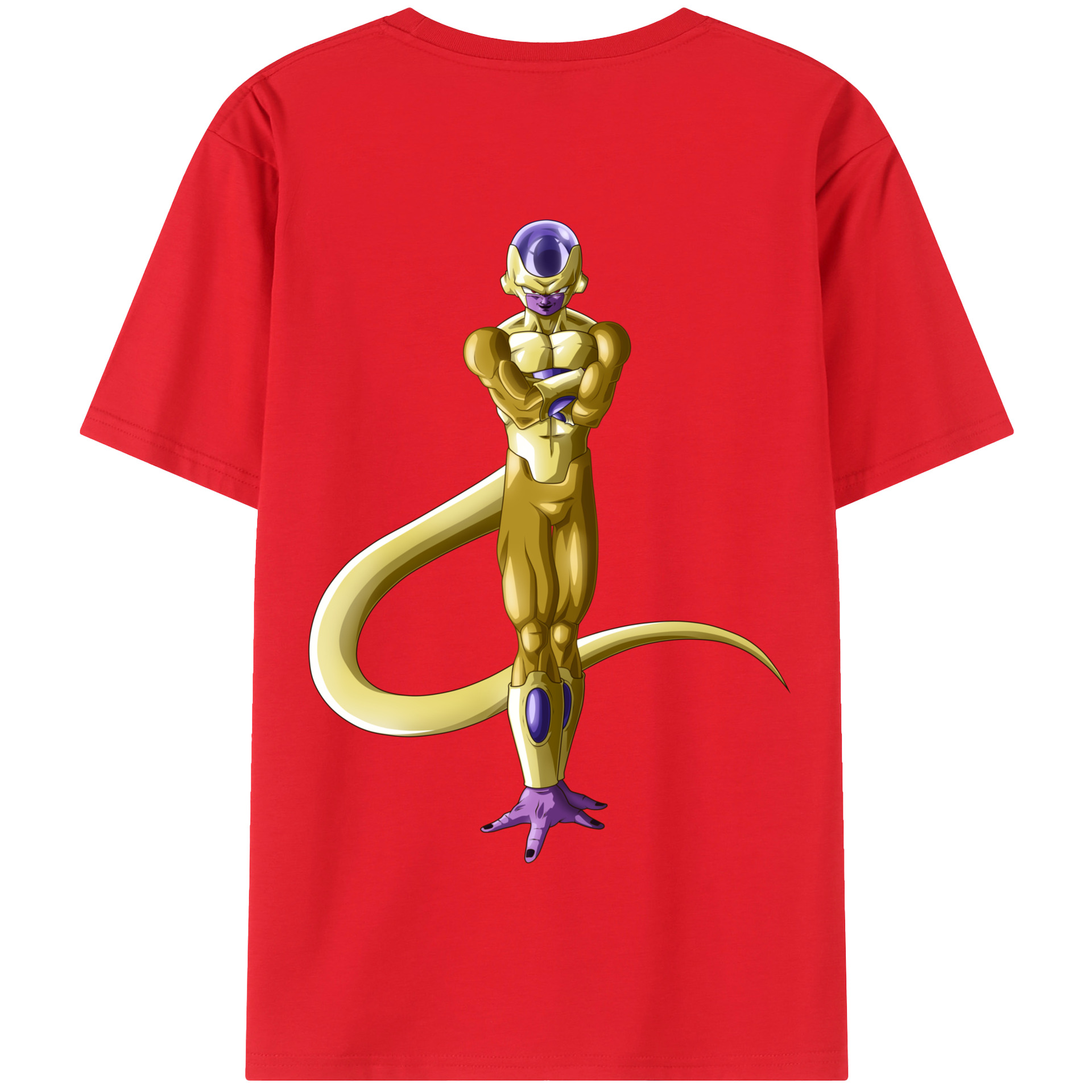 （画像用） ドラゴンボール フリーザ DRAGON BALL Frieza 綿100％半袖Tシャツ（背面プリント）