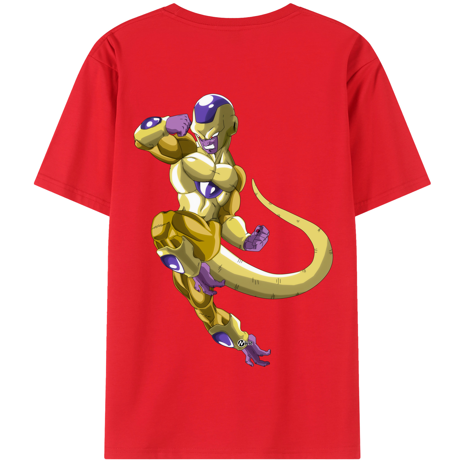 （画像用） ドラゴンボール フリーザ DRAGON BALL Frieza 綿100％半袖Tシャツ（背面プリント）