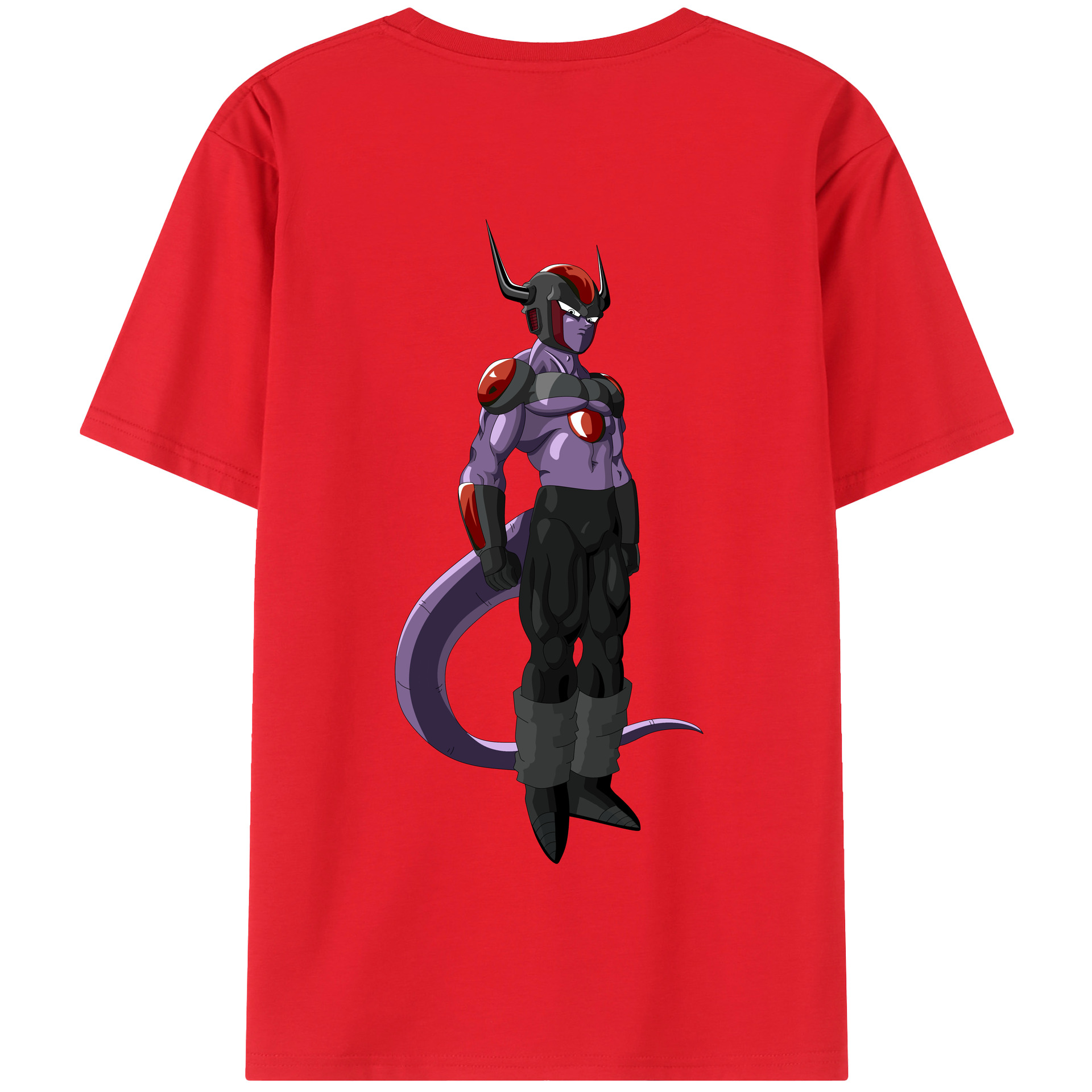 （画像用） ドラゴンボール フリーザ DRAGON BALL Frieza 綿100％半袖Tシャツ（背面プリント）
