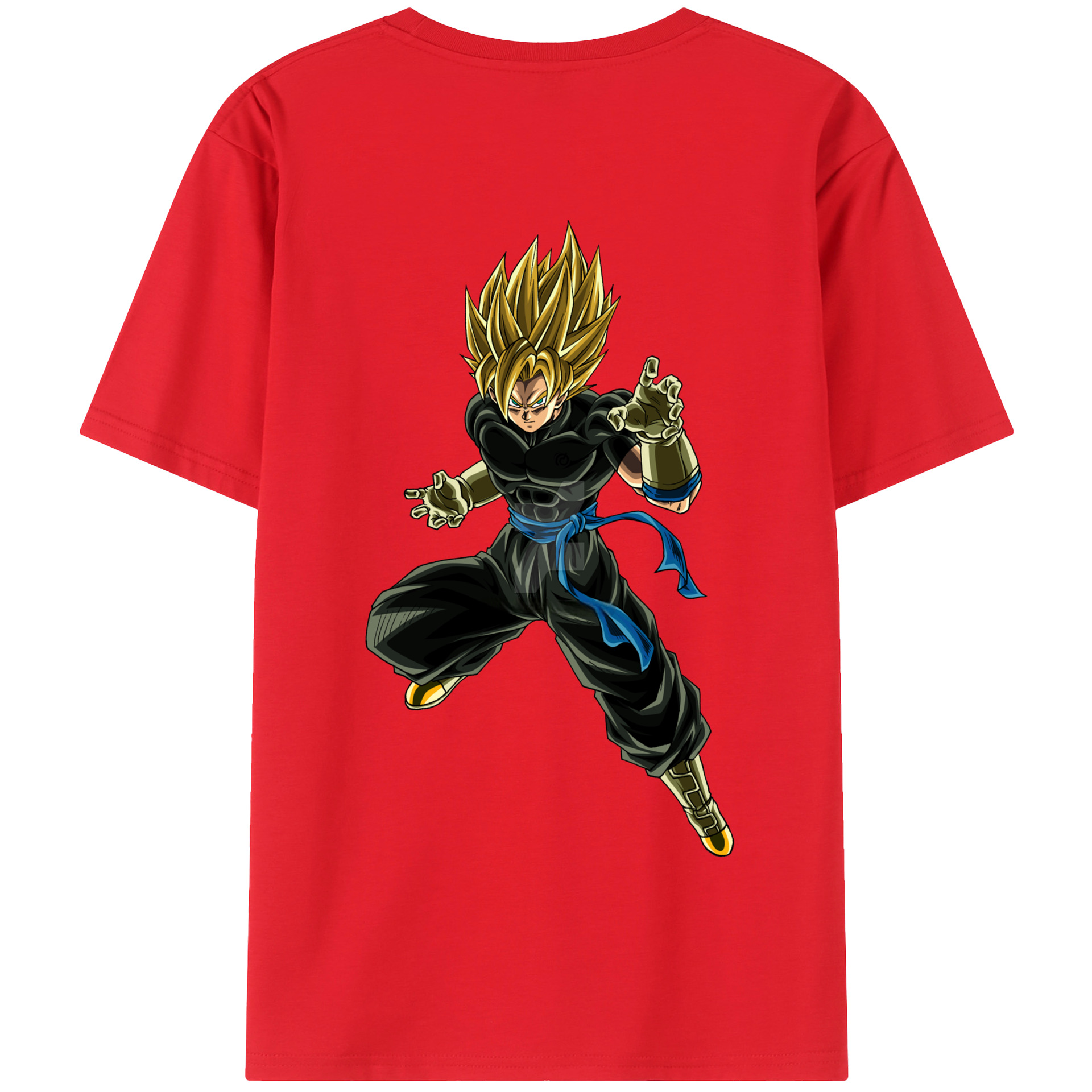 （画像用） ドラゴンボール ベジット DRAGON BALL Vegetto 綿100％半袖Tシャツ（背面プリント）