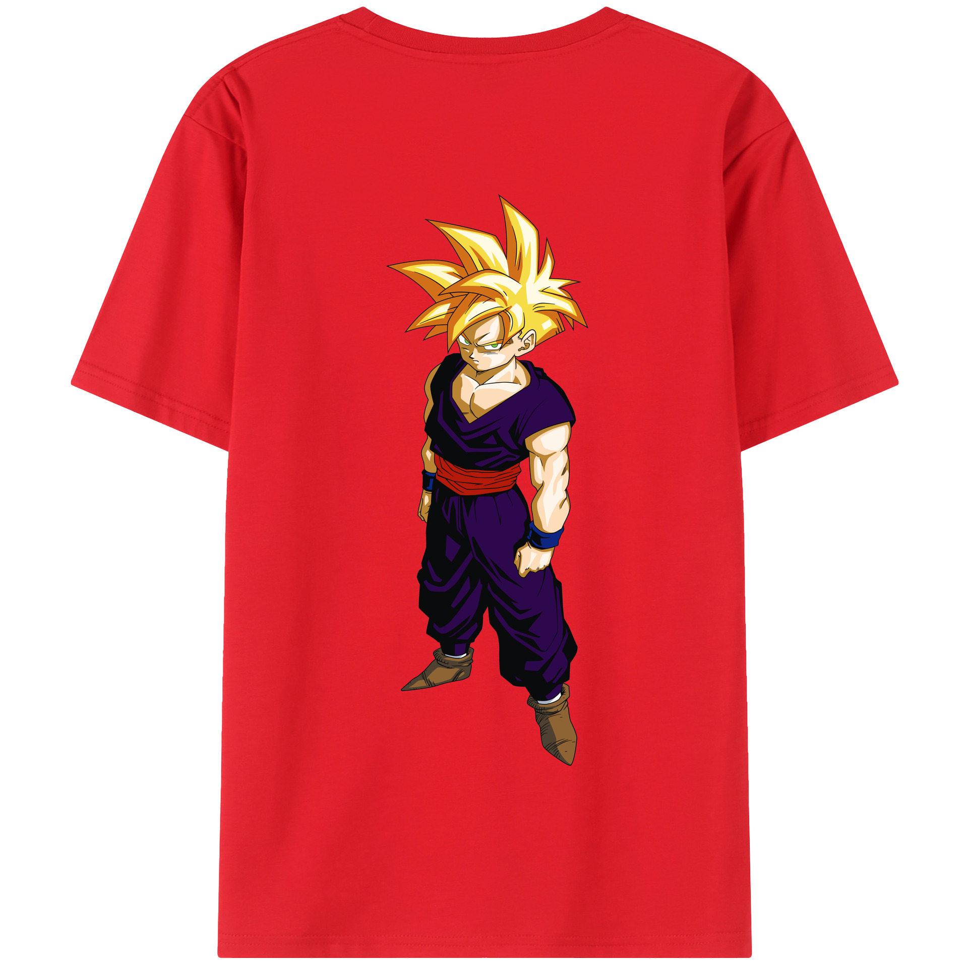 （画像用） ドラゴンボール ベジット DRAGON BALL Vegetto 綿100％半袖Tシャツ（背面プリント）