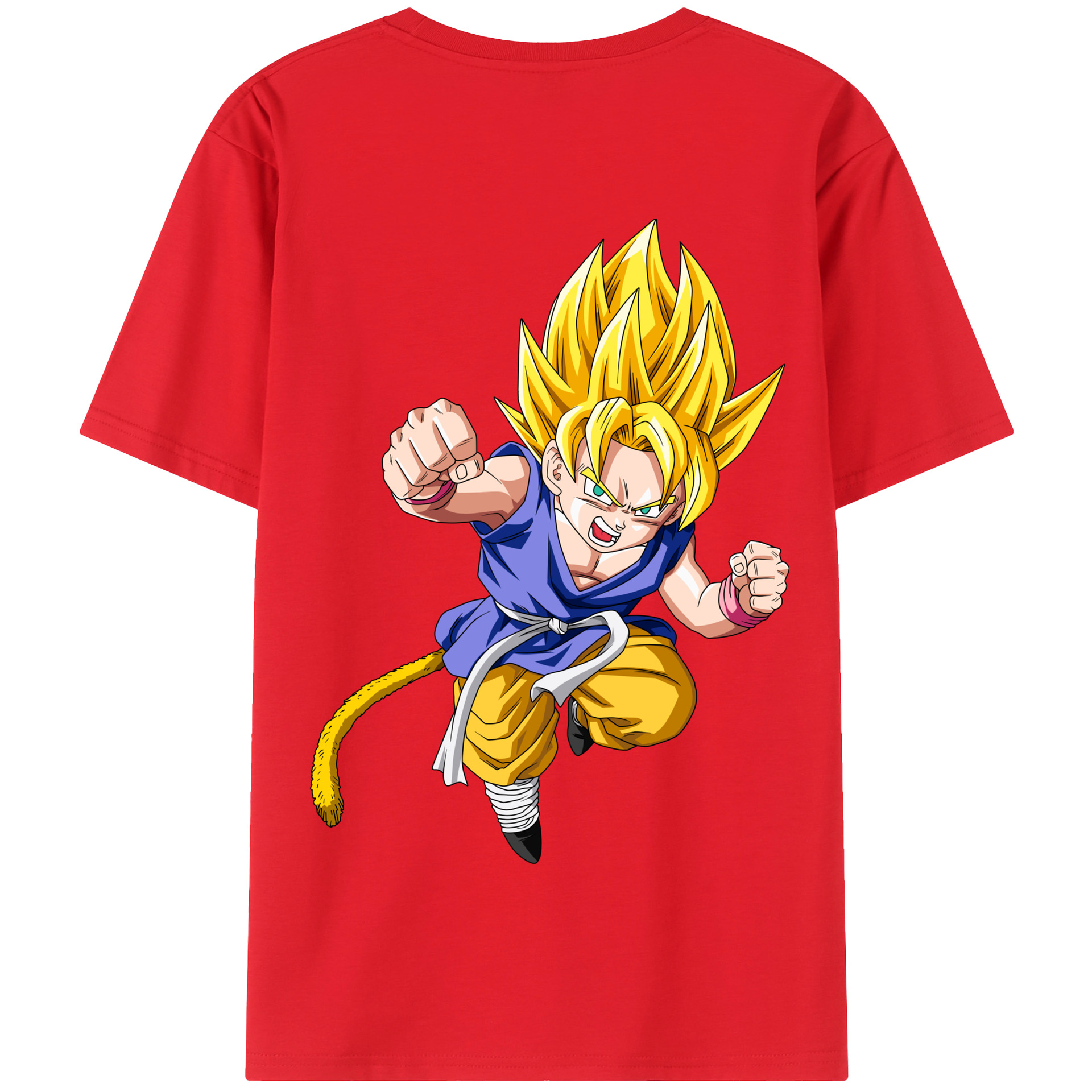 （画像用） ドラゴンボール ベジット DRAGON BALL Vegetto 綿100％半袖Tシャツ（背面プリント）