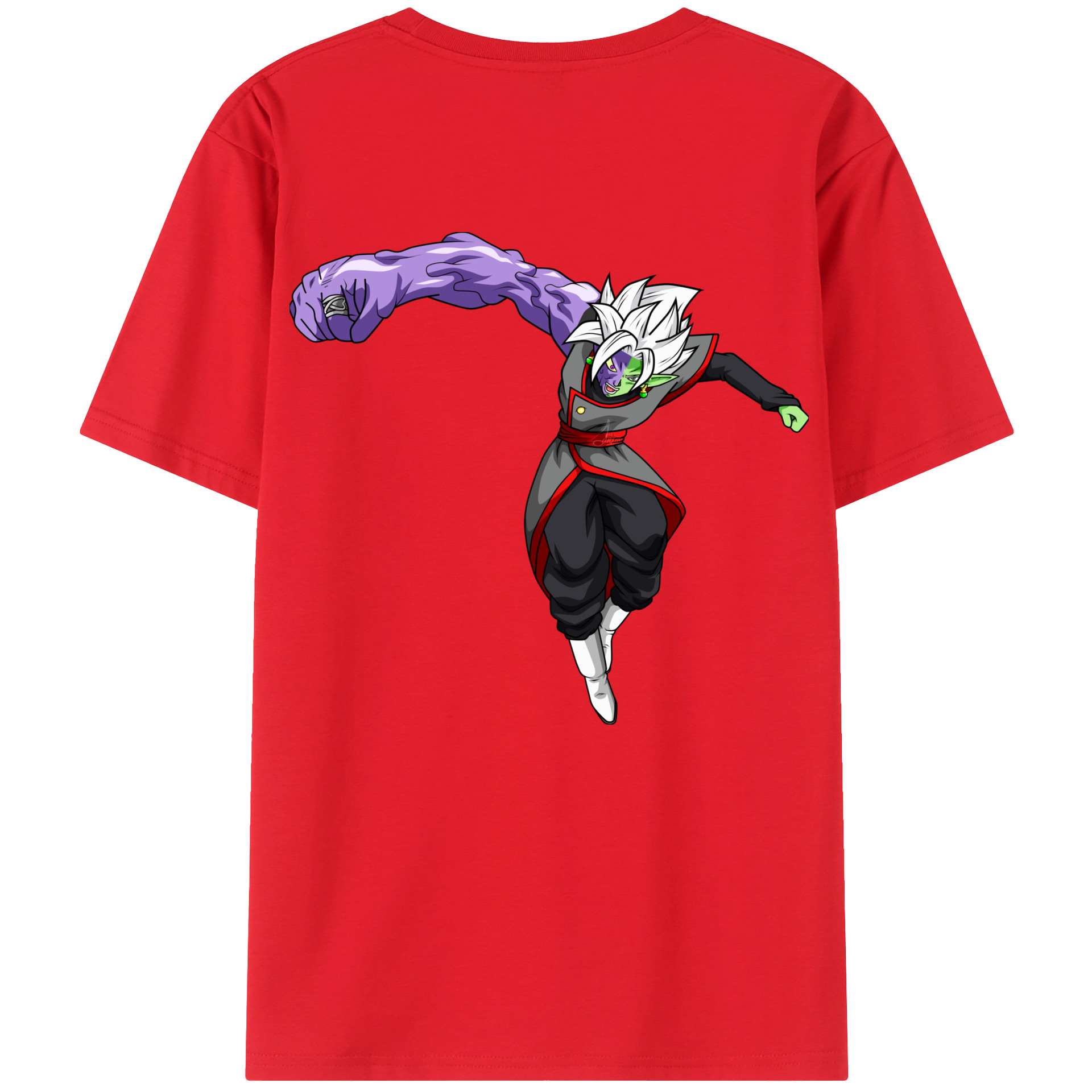 （画像用） ドラゴンボール ベジット DRAGON BALL Vegetto 綿100％半袖Tシャツ（背面プリント）