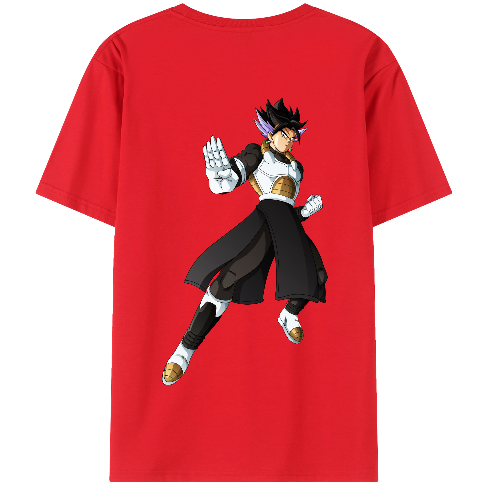 （画像用） ドラゴンボール ベジット DRAGON BALL Vegetto 綿100％半袖Tシャツ（背面プリント）