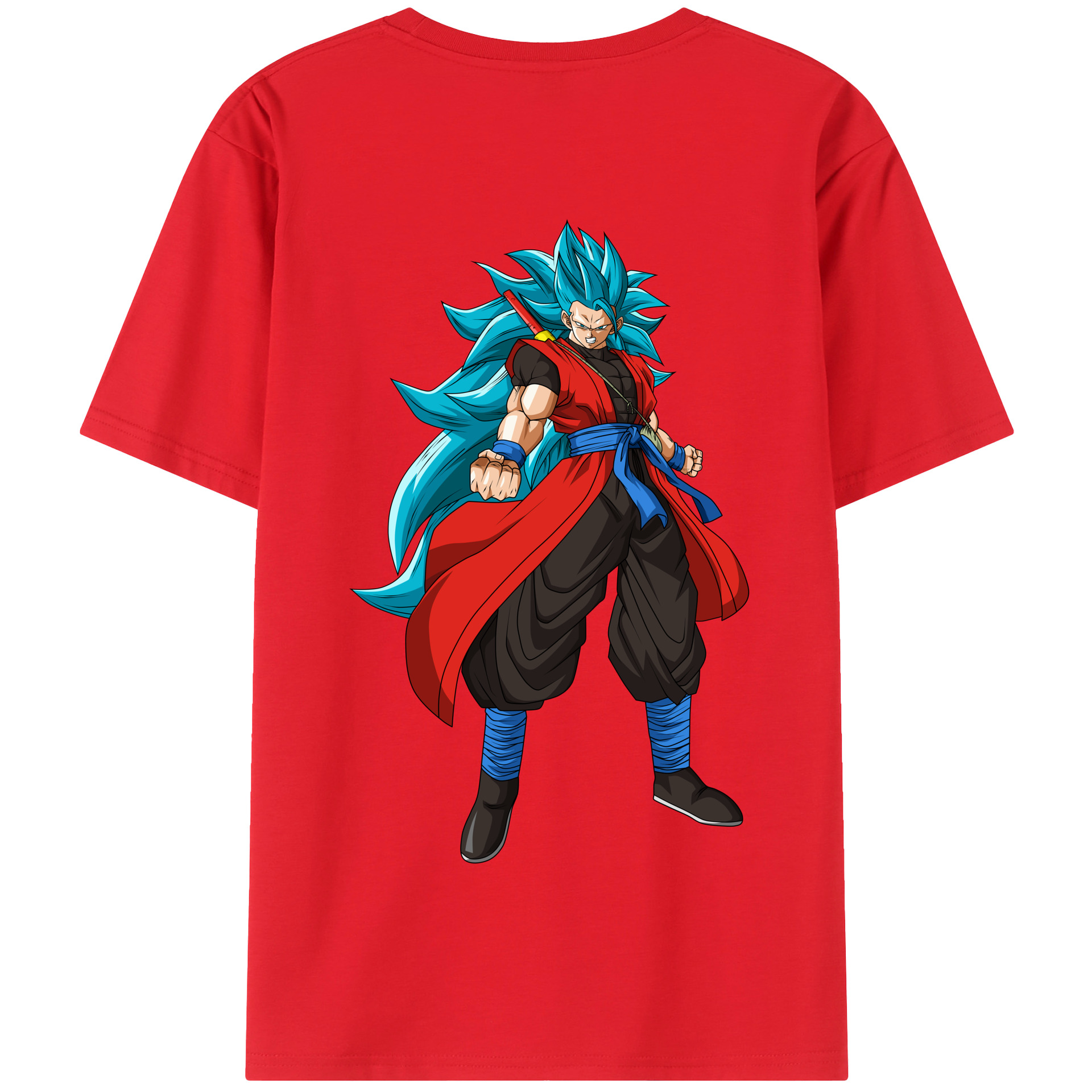 （画像用） ドラゴンボール ベジット DRAGON BALL Vegetto 綿100％半袖Tシャツ（背面プリント）