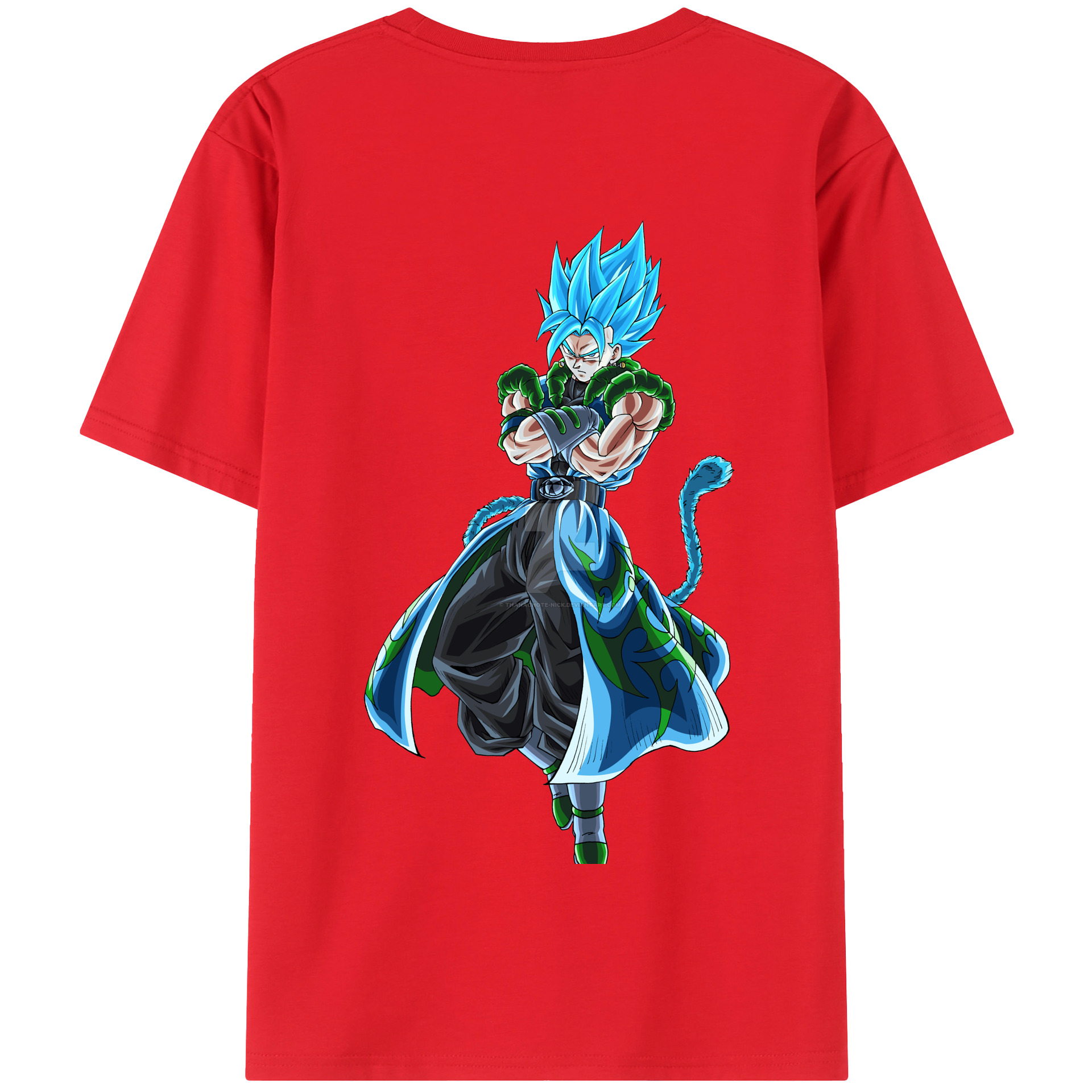 （画像用） ドラゴンボール ベジット DRAGON BALL Vegetto 綿100％半袖Tシャツ（背面プリント）