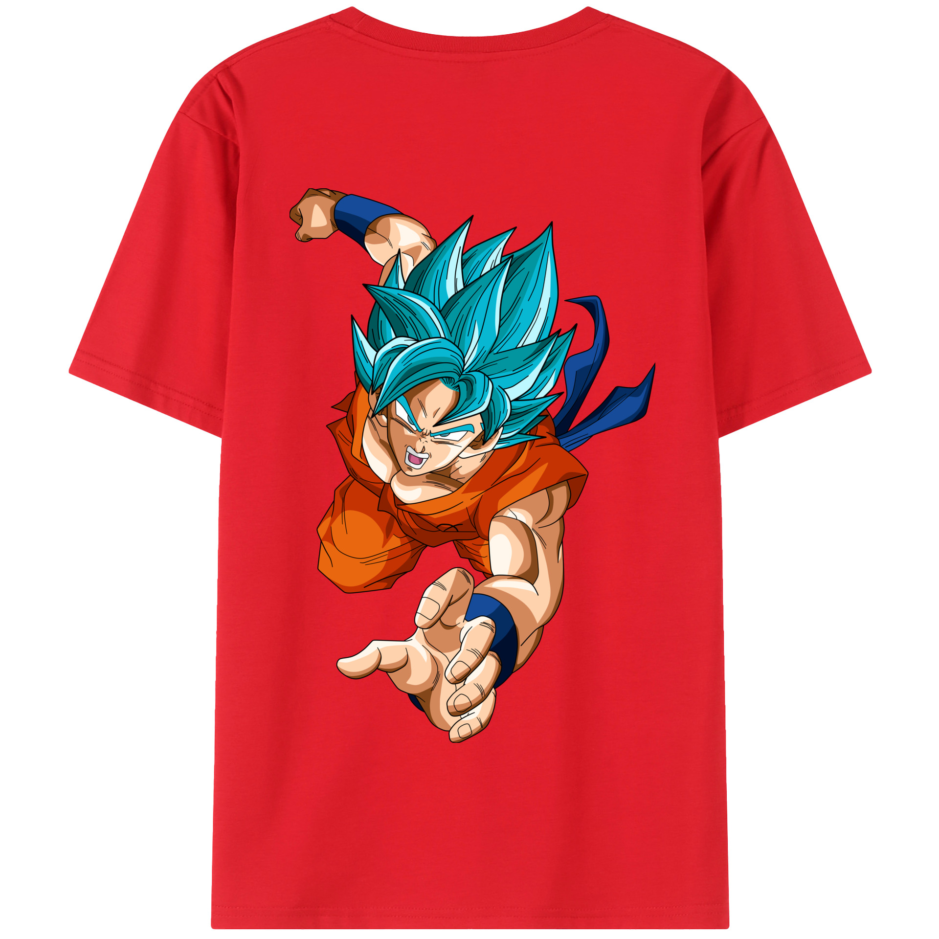（画像用） ドラゴンボール ベジット DRAGON BALL Vegetto 綿100％半袖Tシャツ（背面プリント）