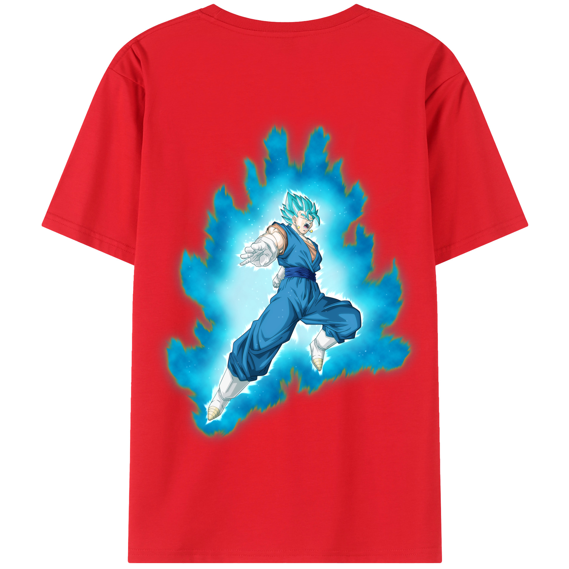 （画像用） ドラゴンボール ベジット DRAGON BALL Vegetto 綿100％半袖Tシャツ（背面プリント）