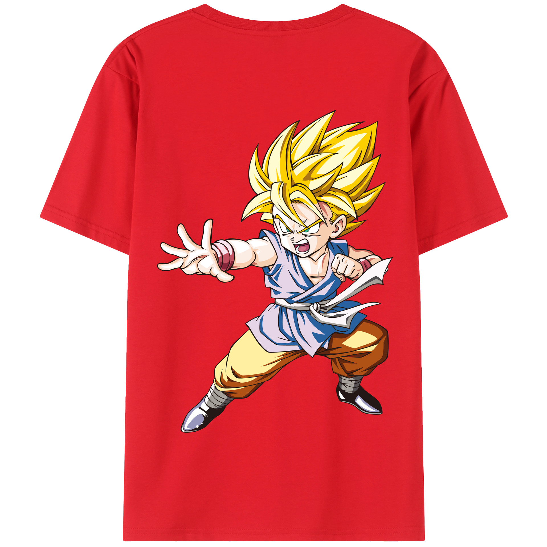 （画像用） ドラゴンボール ベジット DRAGON BALL Vegetto 綿100％半袖Tシャツ（背面プリント）