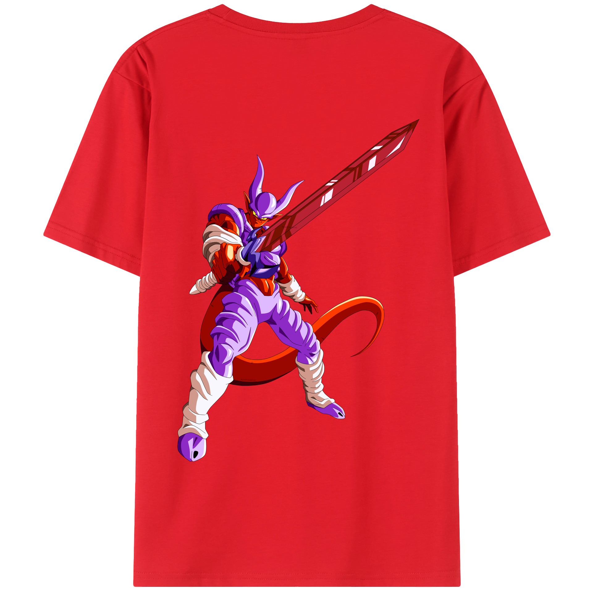 （画像用） ドラゴンボール ジャネンバ DRAGON BALL Janemba 綿100％半袖Tシャツ（背面プリント）