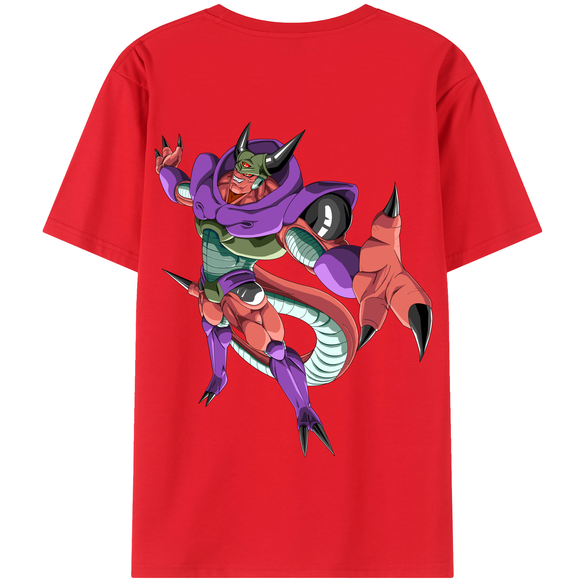 （画像用） ドラゴンボール ジャネンバ DRAGON BALL Janemba 綿100％半袖Tシャツ（背面プリント）