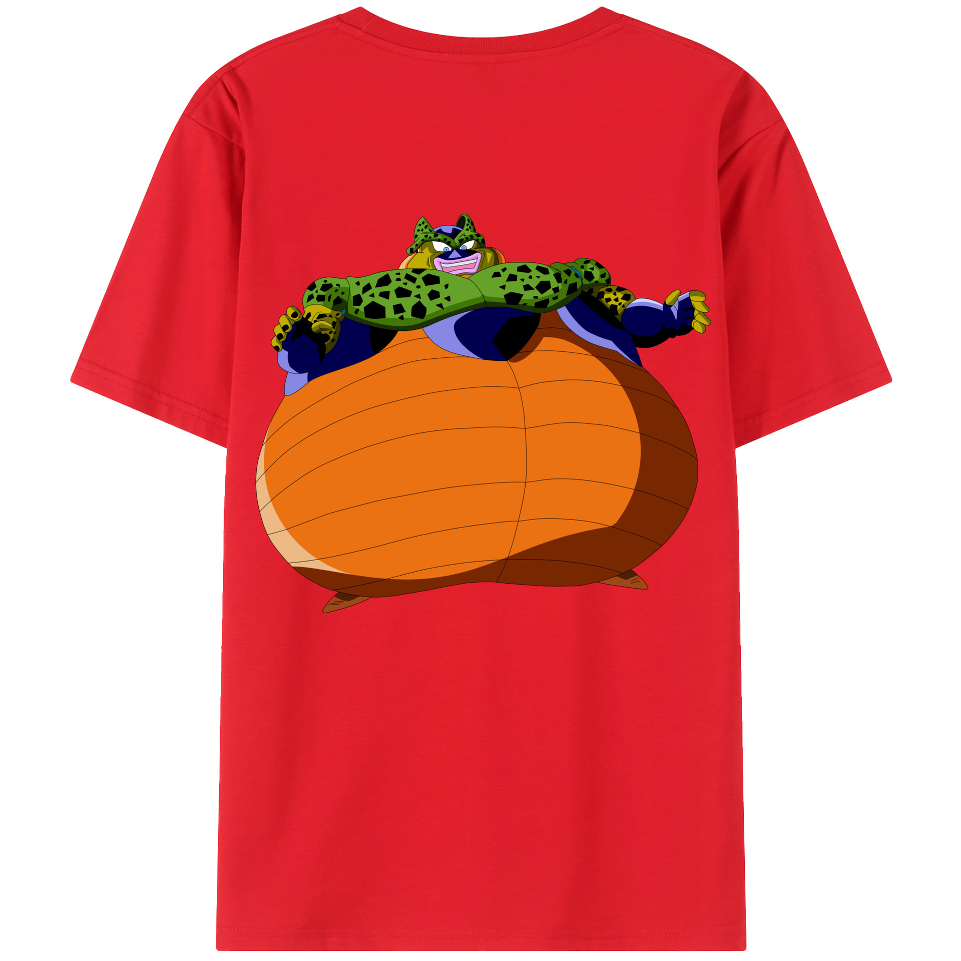 （画像用） ドラゴンボール セル DRAGON BALL Cell 綿100％半袖Tシャツ（背面プリント）