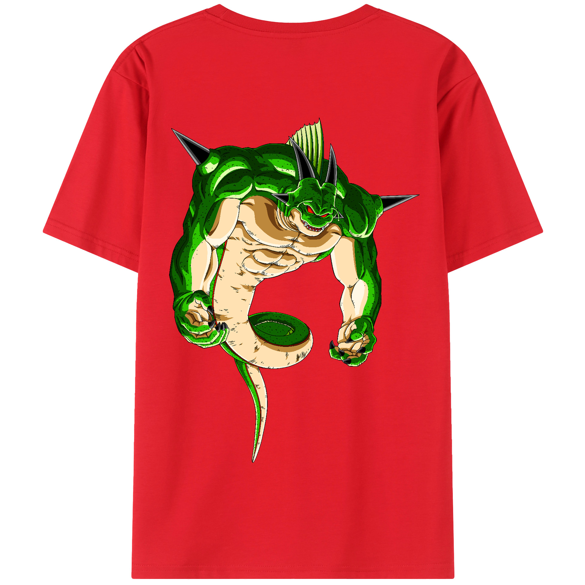 （画像用） ドラゴンボール 神龍 シェンロン DRAGON BALL Shenron 綿100％半袖Tシャツ（背面プリント）
