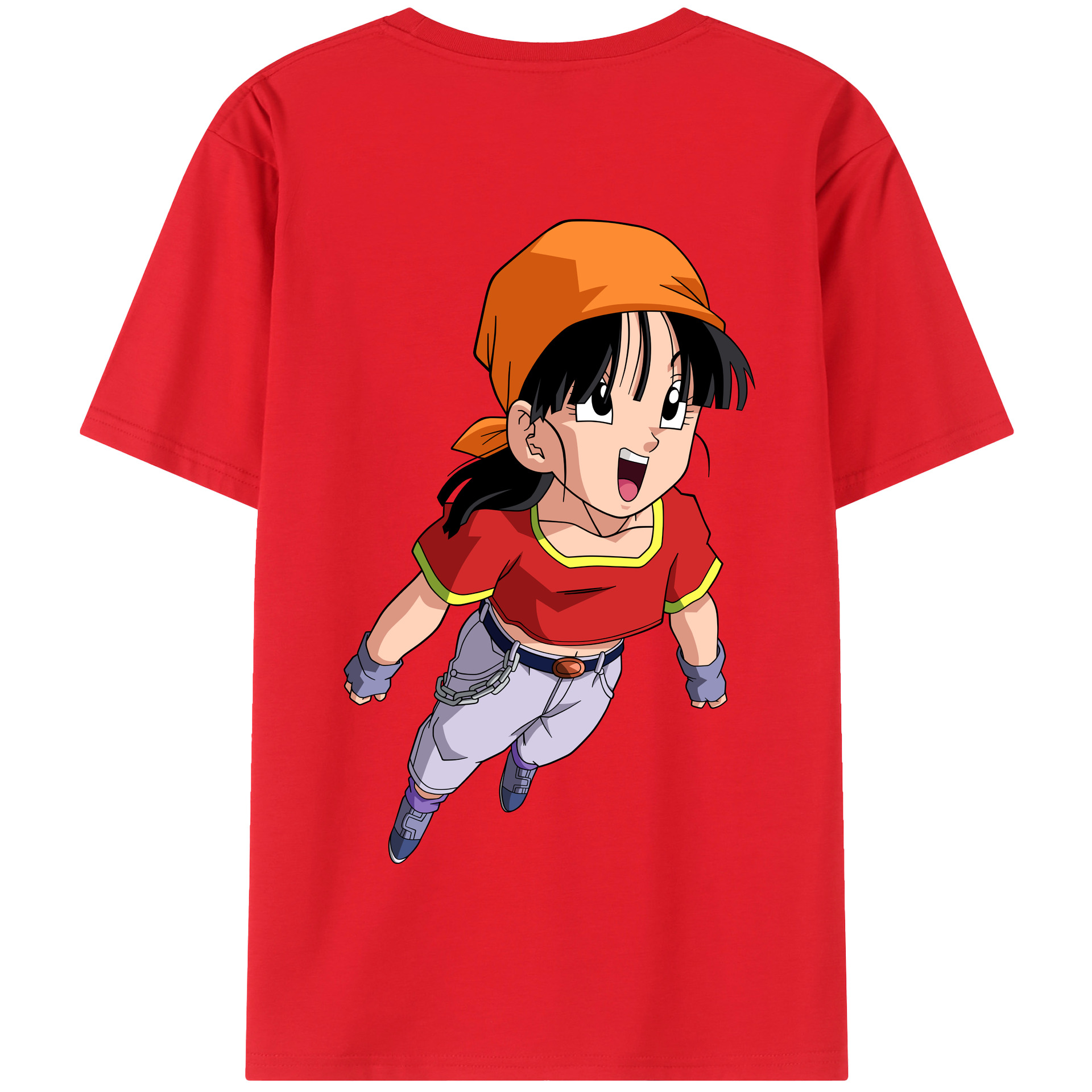 （画像用） ドラゴンボール パン DRAGON BALL Pan 綿100％半袖Tシャツ（背面プリント）