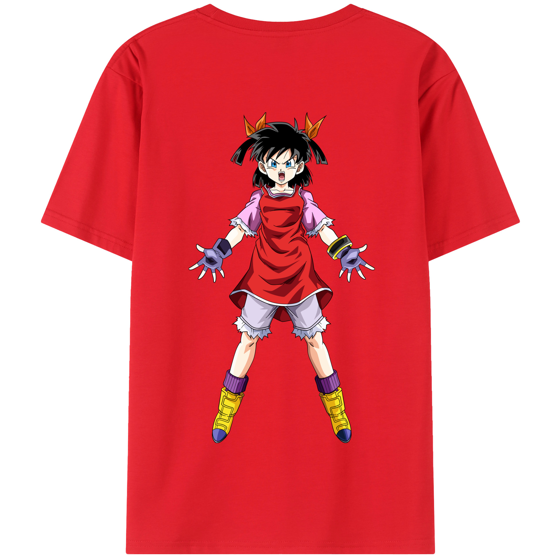 （画像用） ドラゴンボール パン DRAGON BALL Pan 綿100％半袖Tシャツ（背面プリント）
