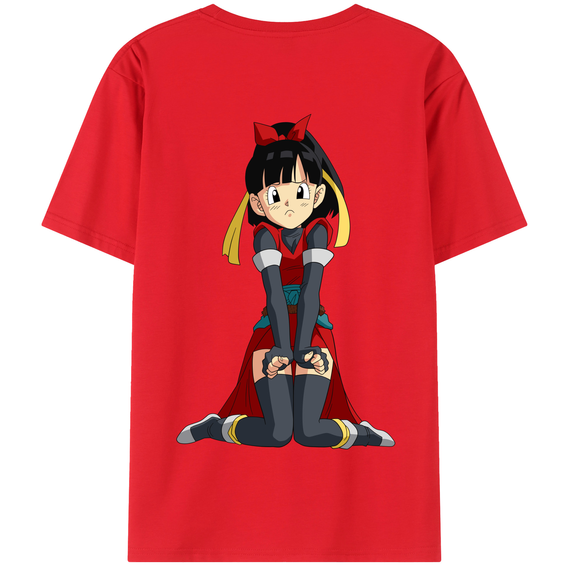 （画像用） ドラゴンボール パン DRAGON BALL Pan 綿100％半袖Tシャツ（背面プリント）