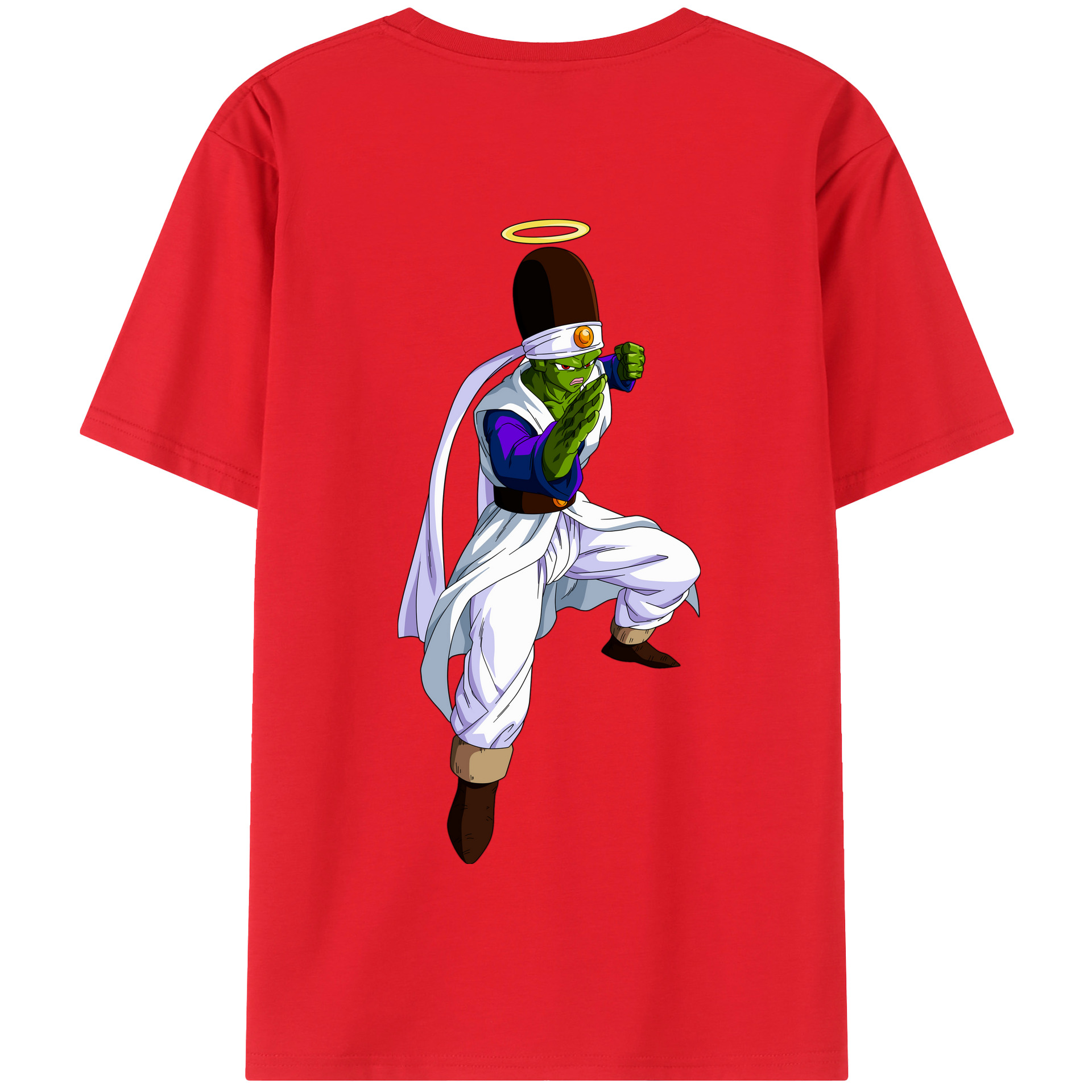 （画像用） ドラゴンボール パイクーハン DRAGON BALL Pikkon 綿100％半袖Tシャツ（背面プリント）