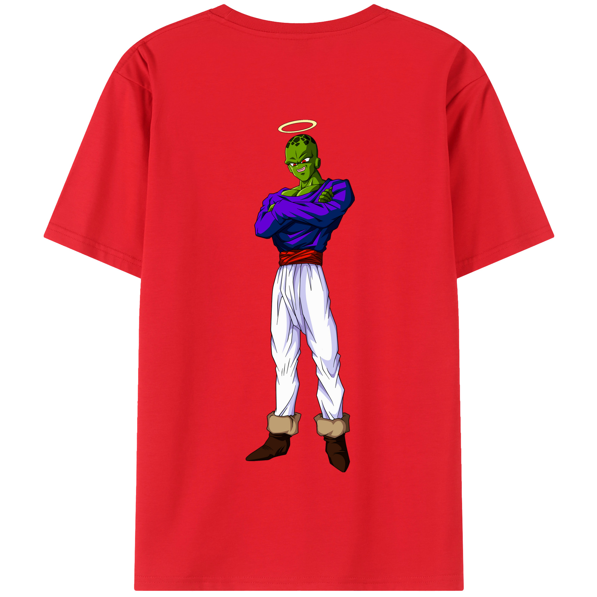 （画像用） ドラゴンボール パイクーハン DRAGON BALL Pikkon 綿100％半袖Tシャツ（背面プリント）