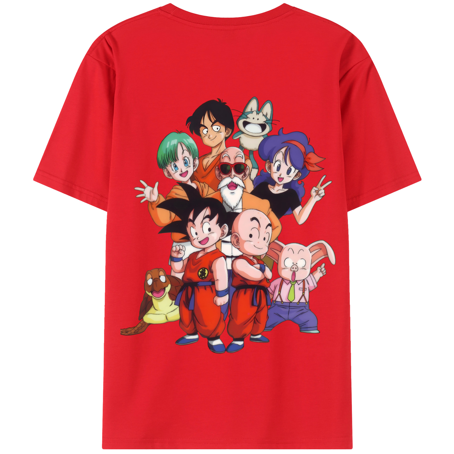 （画像用） ドラゴンボール DRAGON BALL 綿100％半袖Tシャツ（背面プリント）